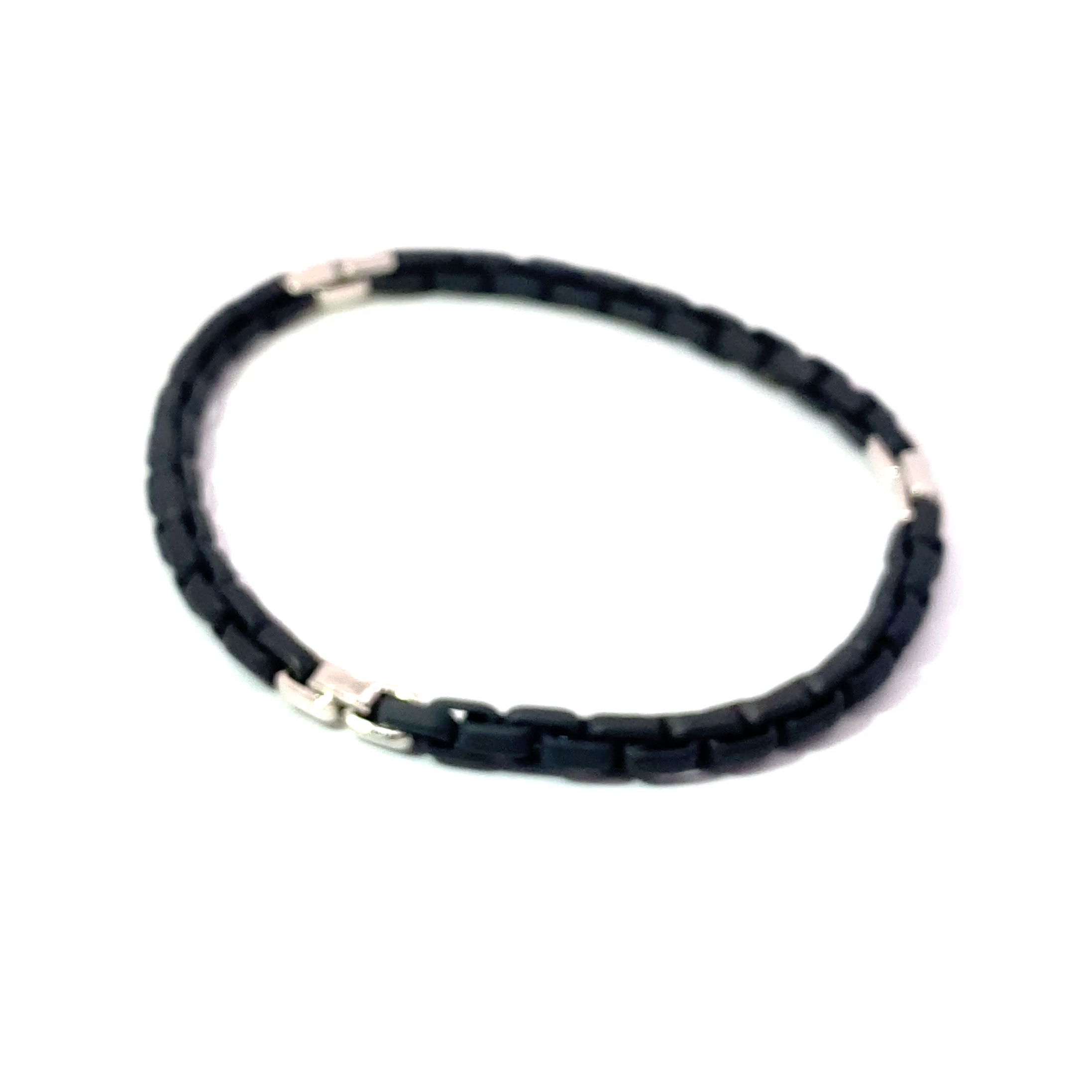 Unisex Bracelet Moove Titanium black matt 950 Platinum by Silhouette Schmuck Bentner