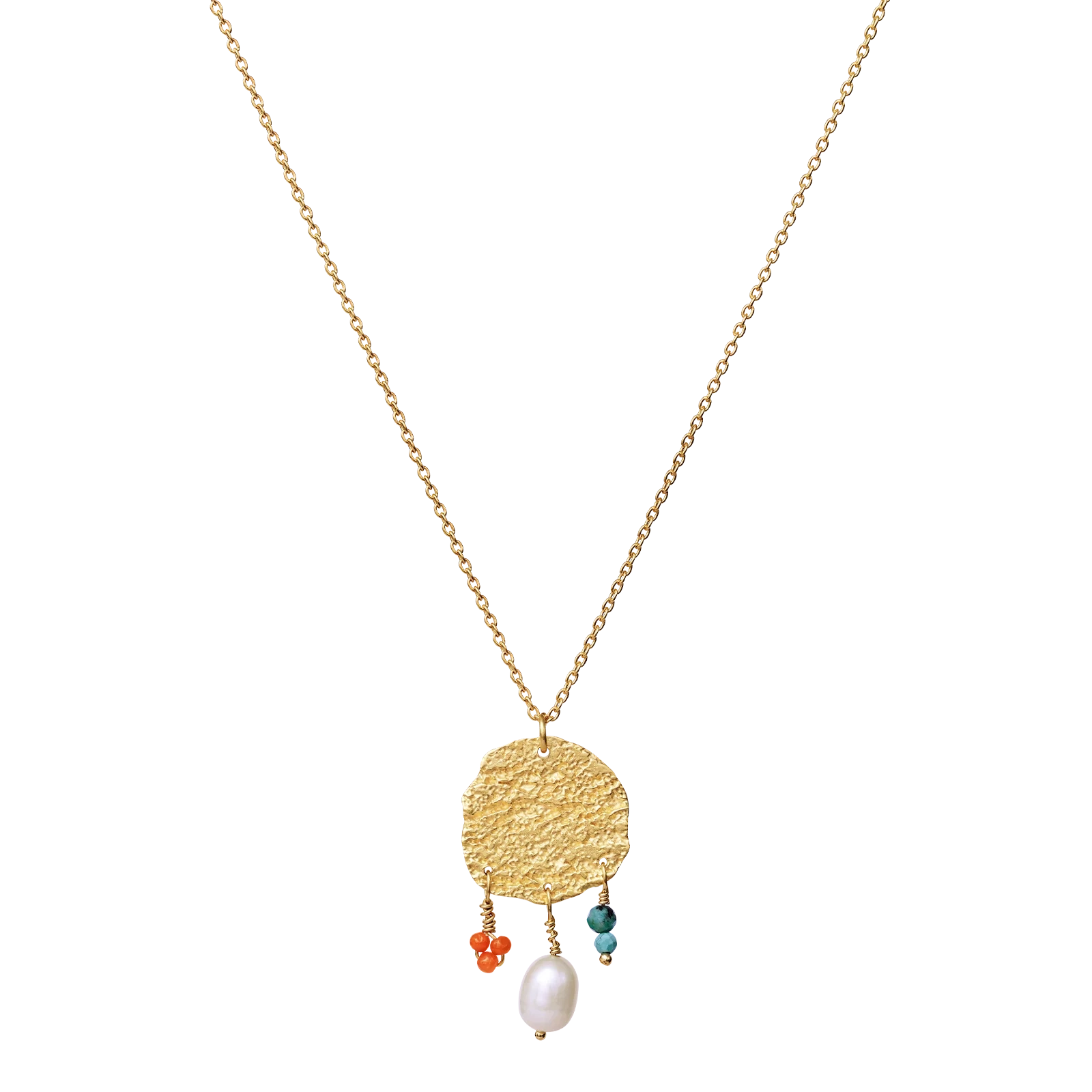Henny Pendant with Chain Silver plated by Designer Maanesten Denmark