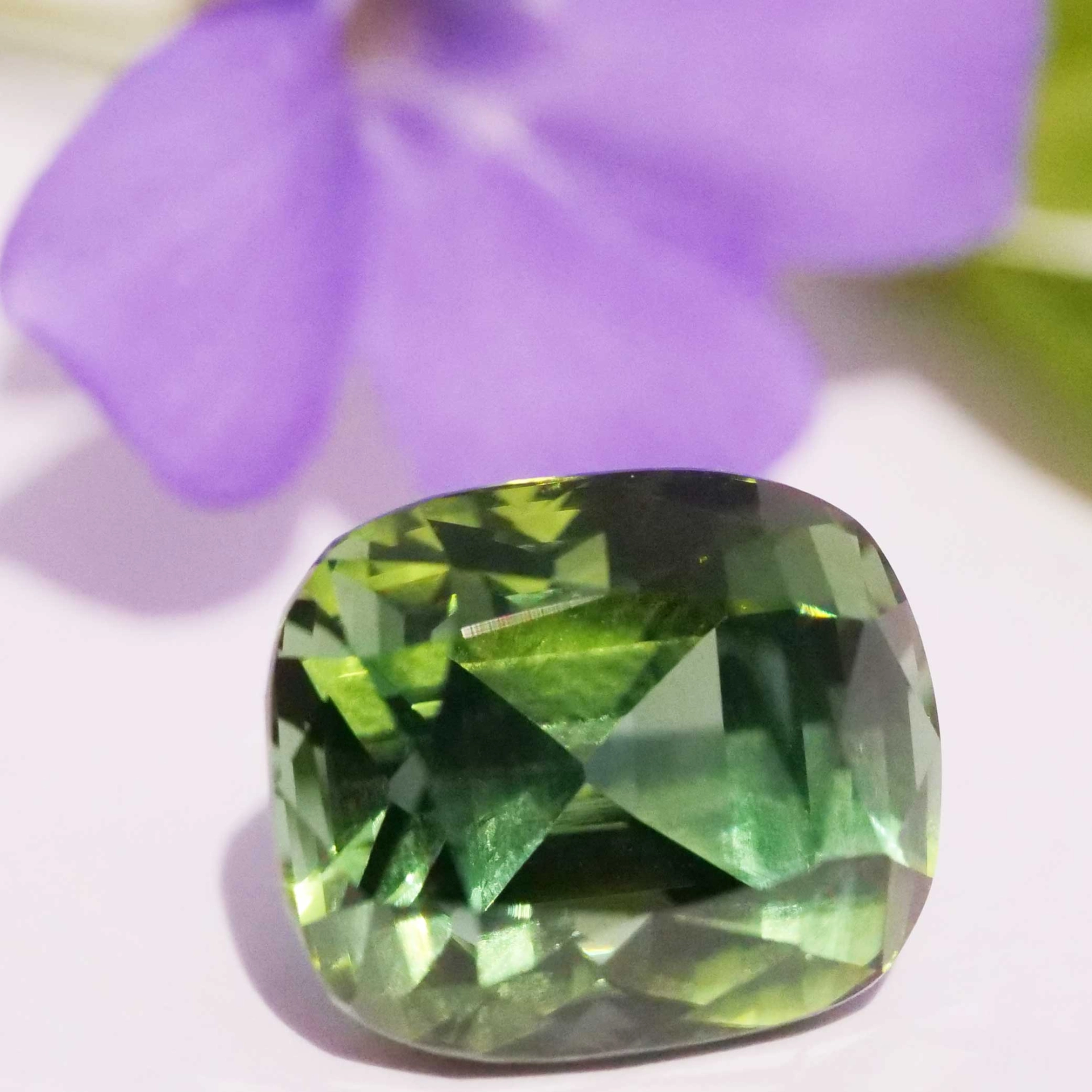 Tourmaline from Afghanistan green-mint 8.45 ct AAA+ Investment Gemstone