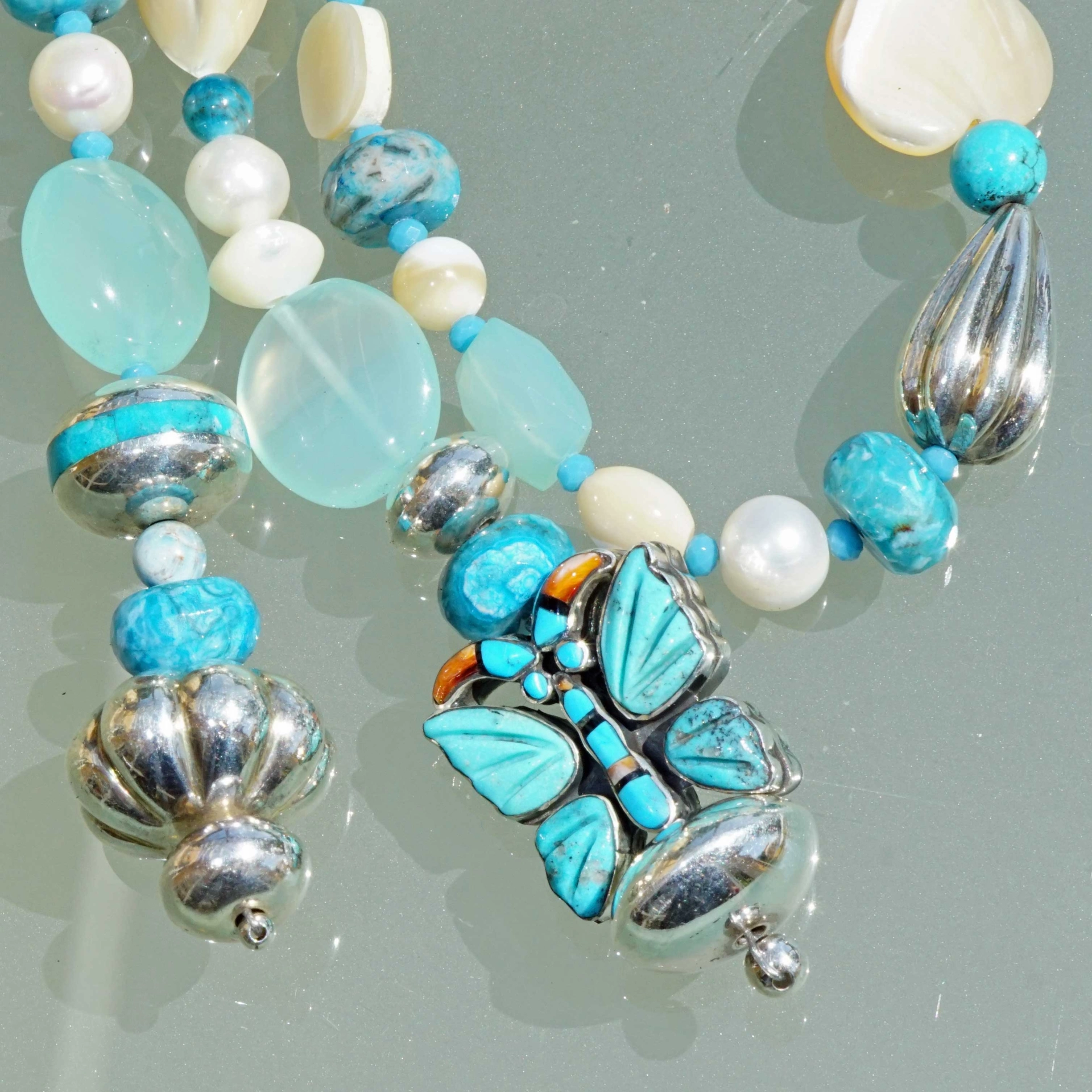 Chilango extra long Jewelry Necklace in 185 cm  Out of Nature Legends...couldn't be more beautiful