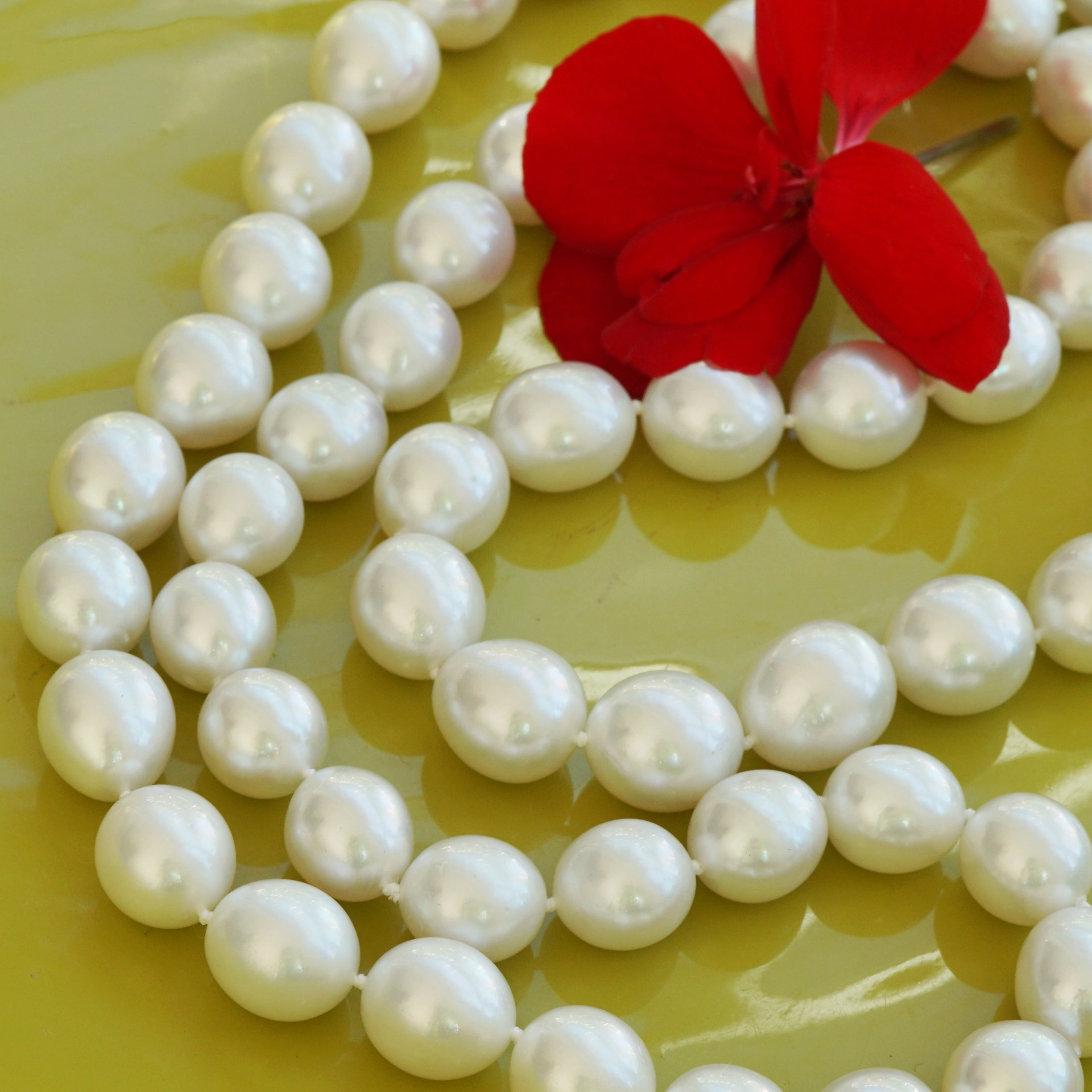 Southsea Pearl Opera Chain 85 cm white 14,2-12 mm AAA+
