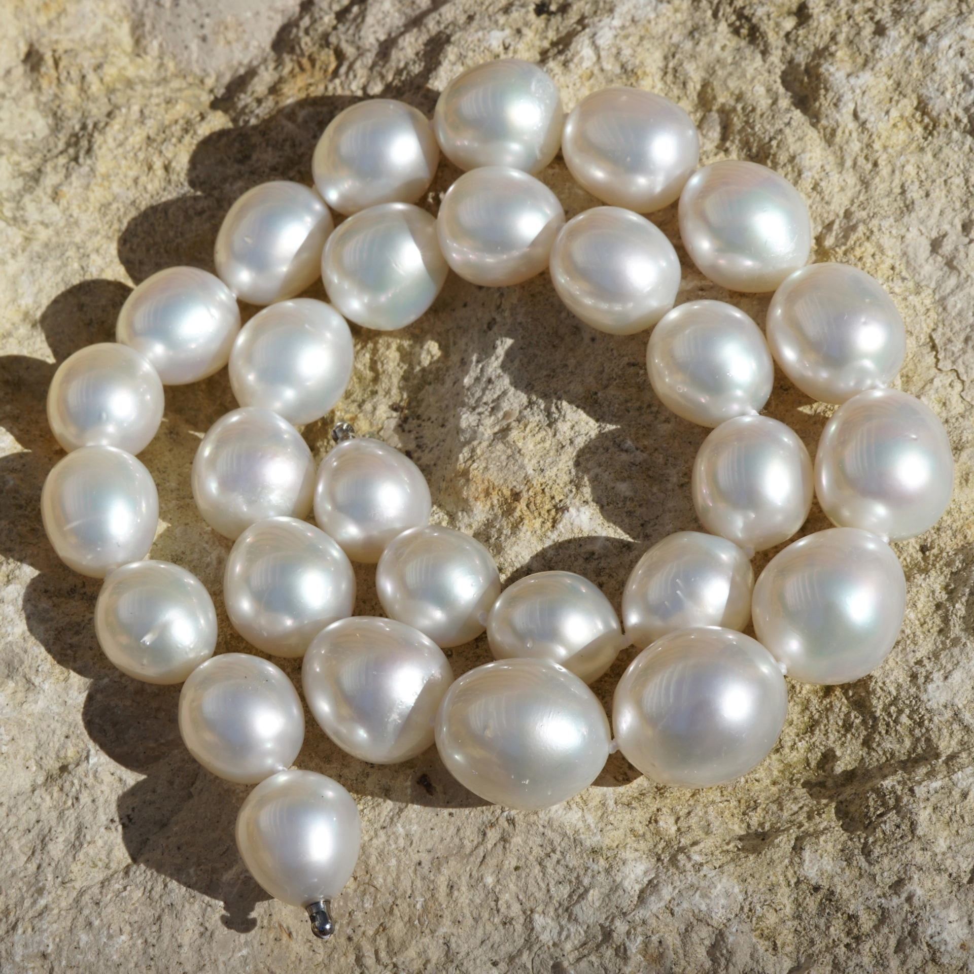 Southsea Pearl Necklace 15,3-12 mm AAA+ Great Quality