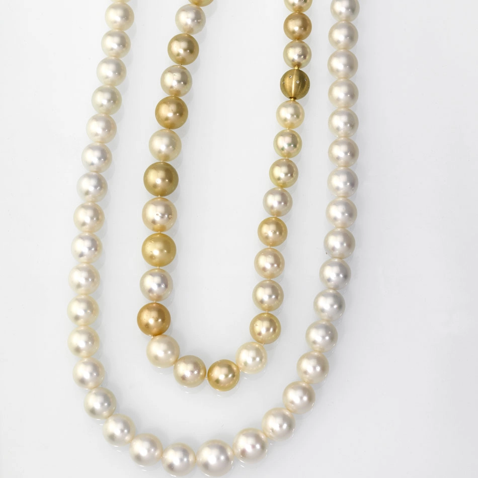 Opera-Südsee-Zucht-Perl-Kette-12,2-15,3 mm-rund