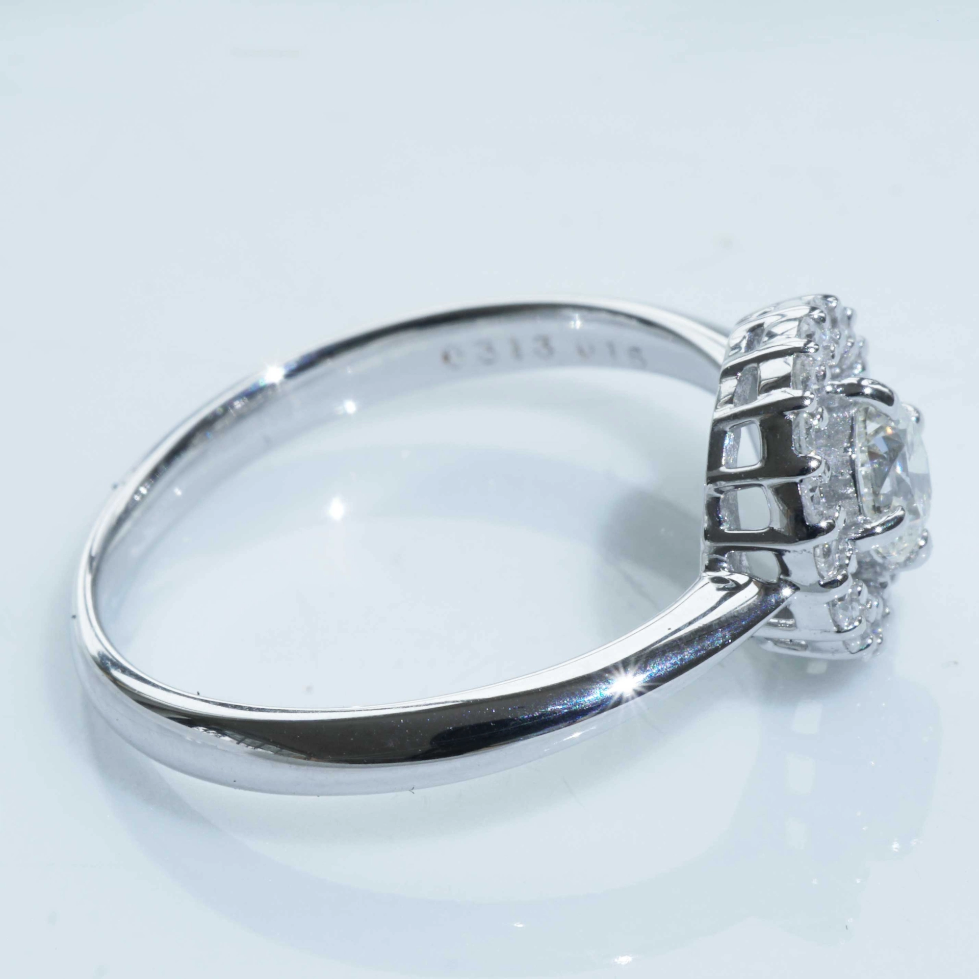 A third Carat Dream Ring...Brilliance and Grace...White Gold Jewelry