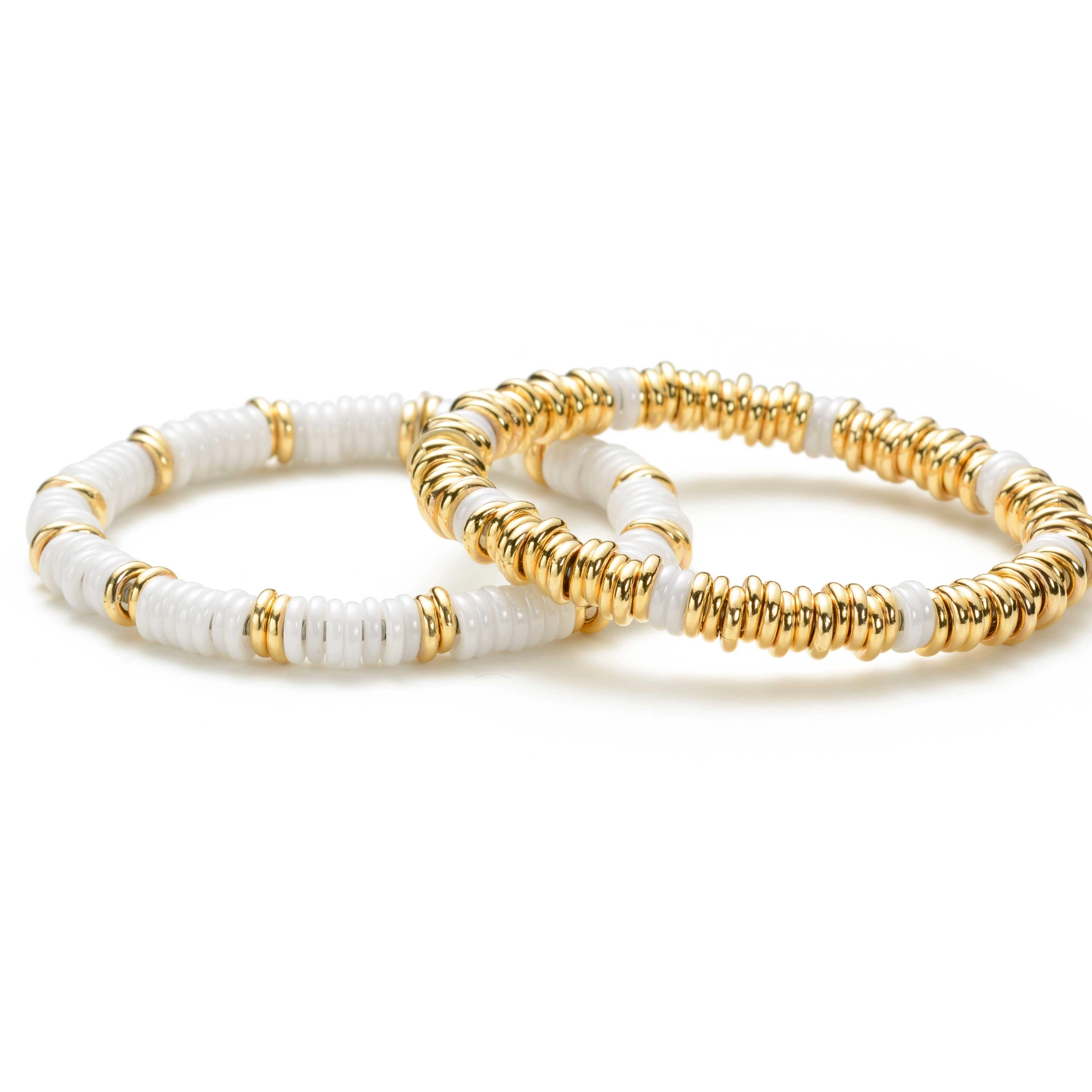 Brilliant White Ceramic Bracelet Loop Kollektion Silhouette Bentner Germany