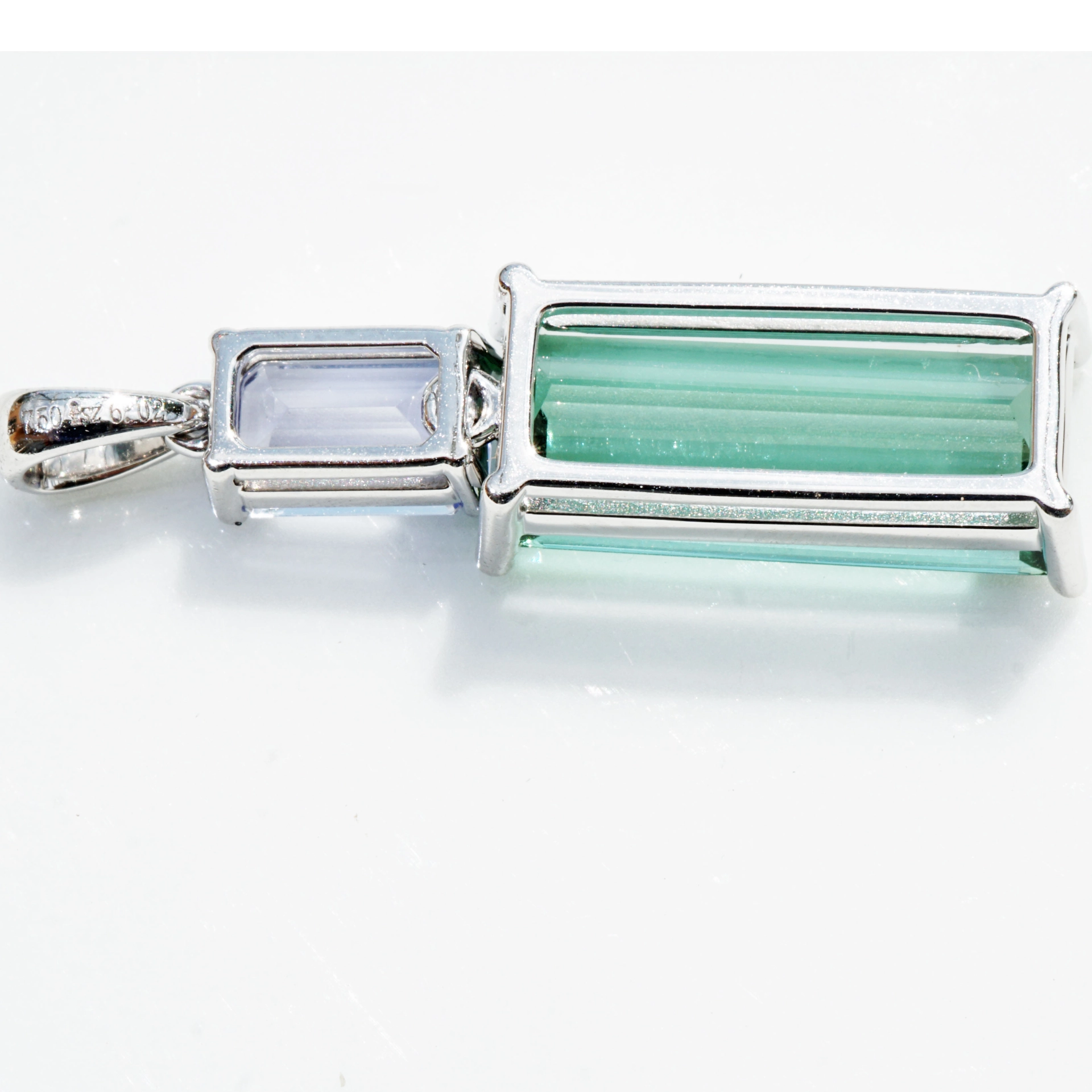 Turmalin Tansanite Brilliant Pendant...only best Colors combinated