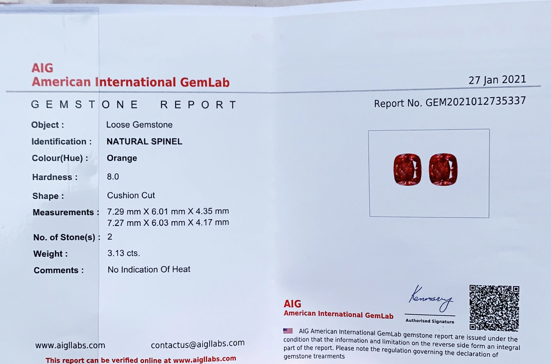 Spinel Diamond Earrings 18 kt Whitegold....from Burma popular Color 