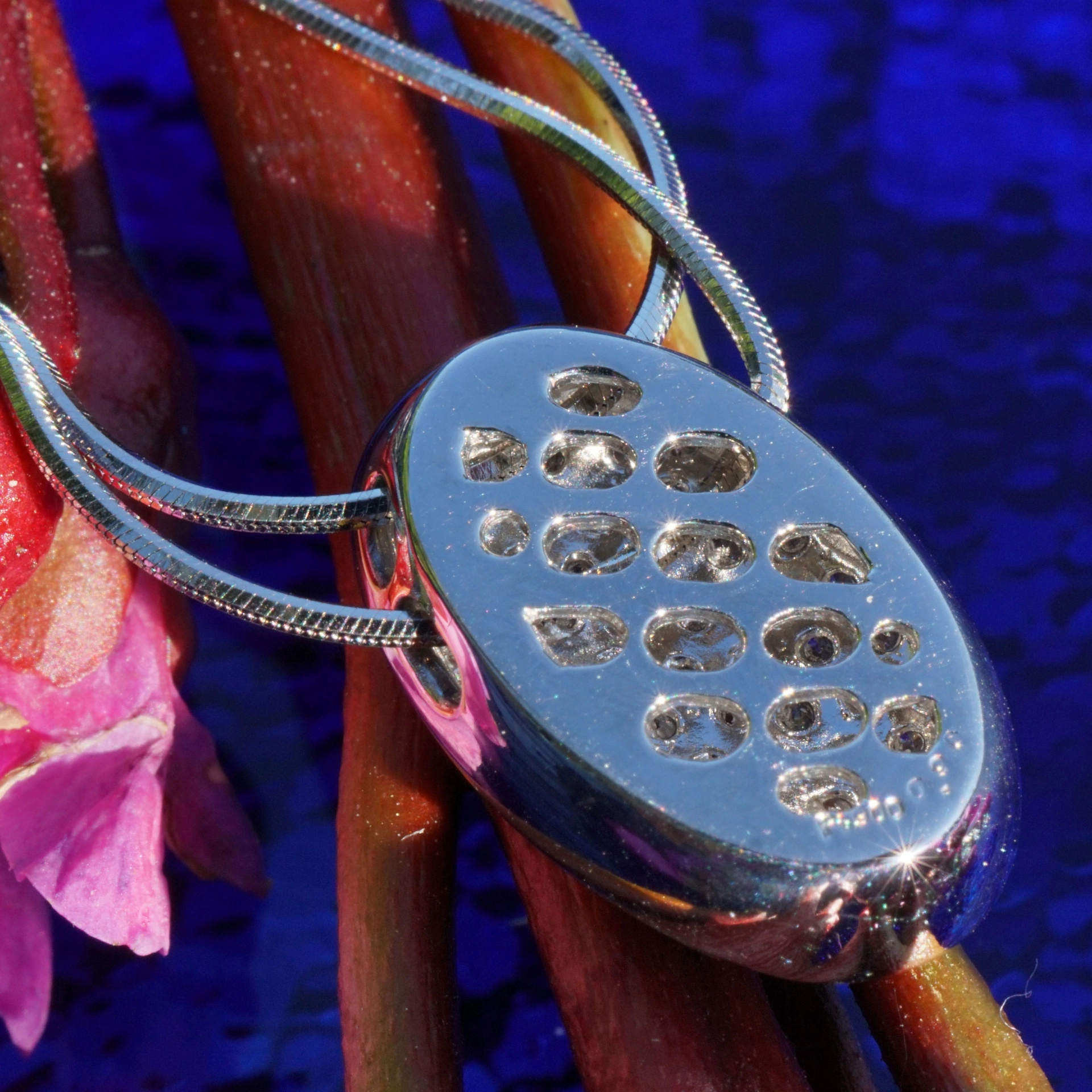 Collier BRILLANT 0.90 ct TW/VS 900er LUXUSVARIANTE PLATIN 15,6 Gramm