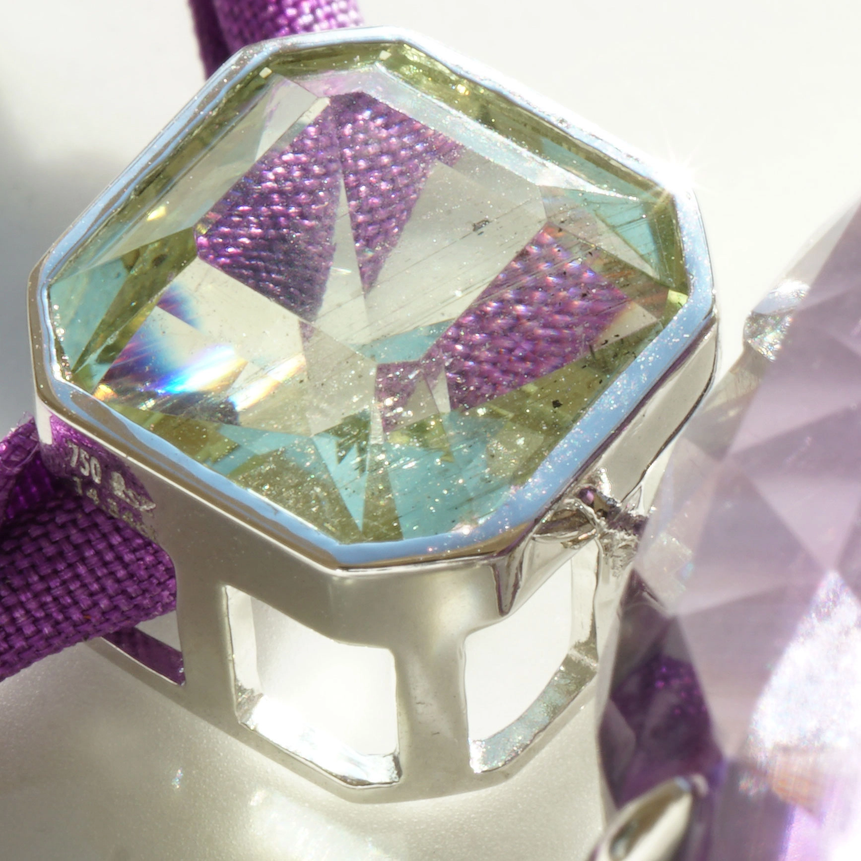 Great Cut...Amethyst Heart...Great Seize