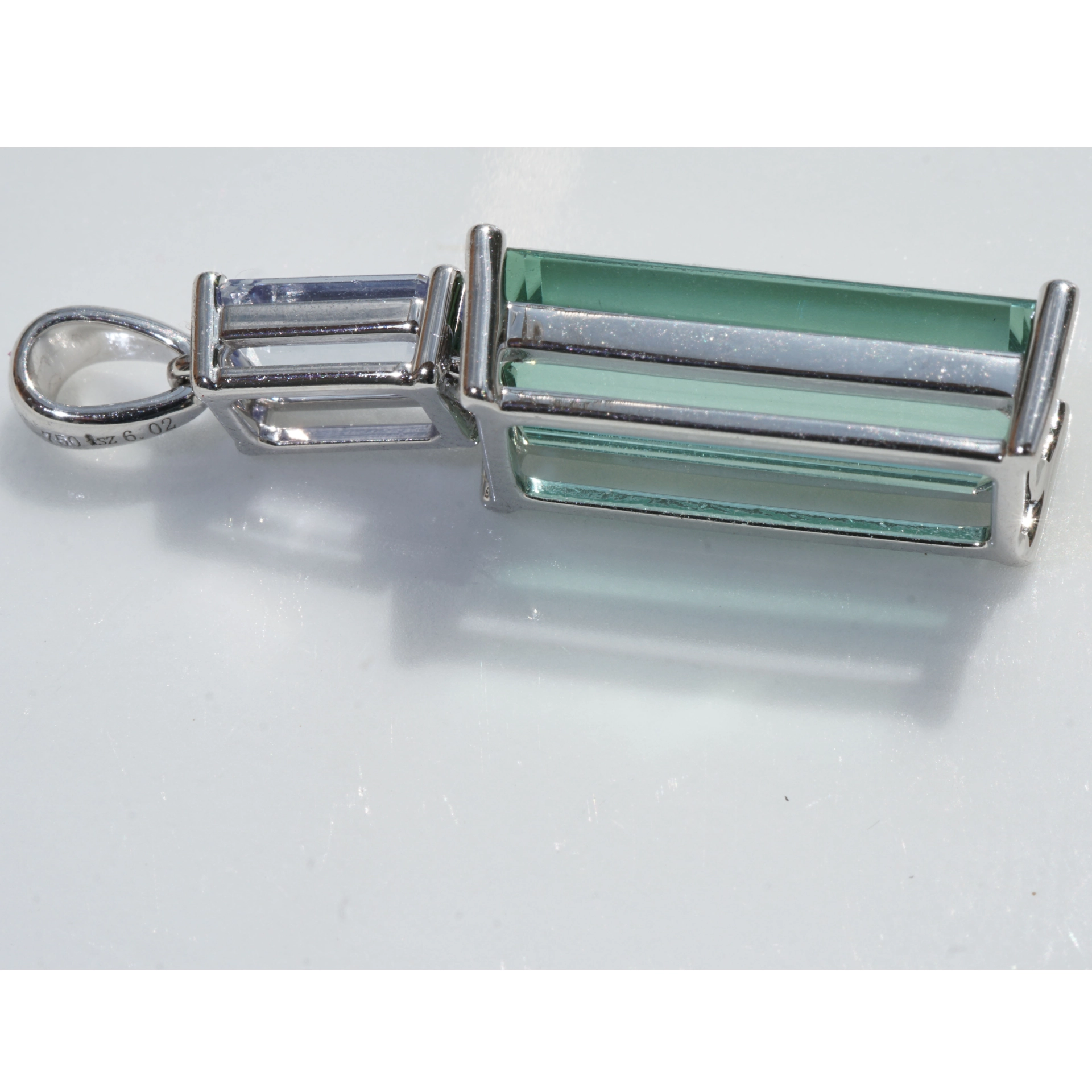 Turmalin Tansanite Brilliant Pendant...only best Colors combinated