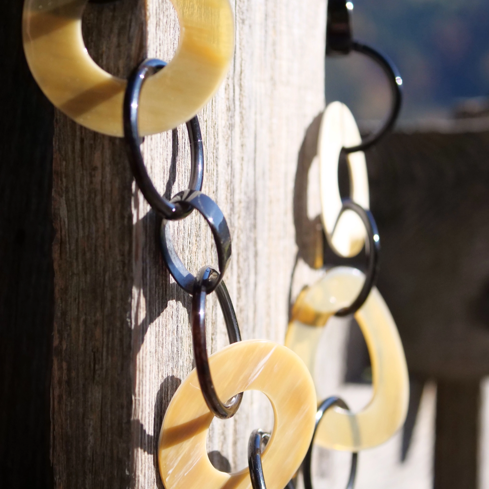 Horn Necklace...very chic....light and easy