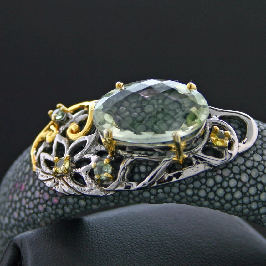 Mabeperl-Turmalin-Ohrclips,750/-Gelbgold/18 kt
