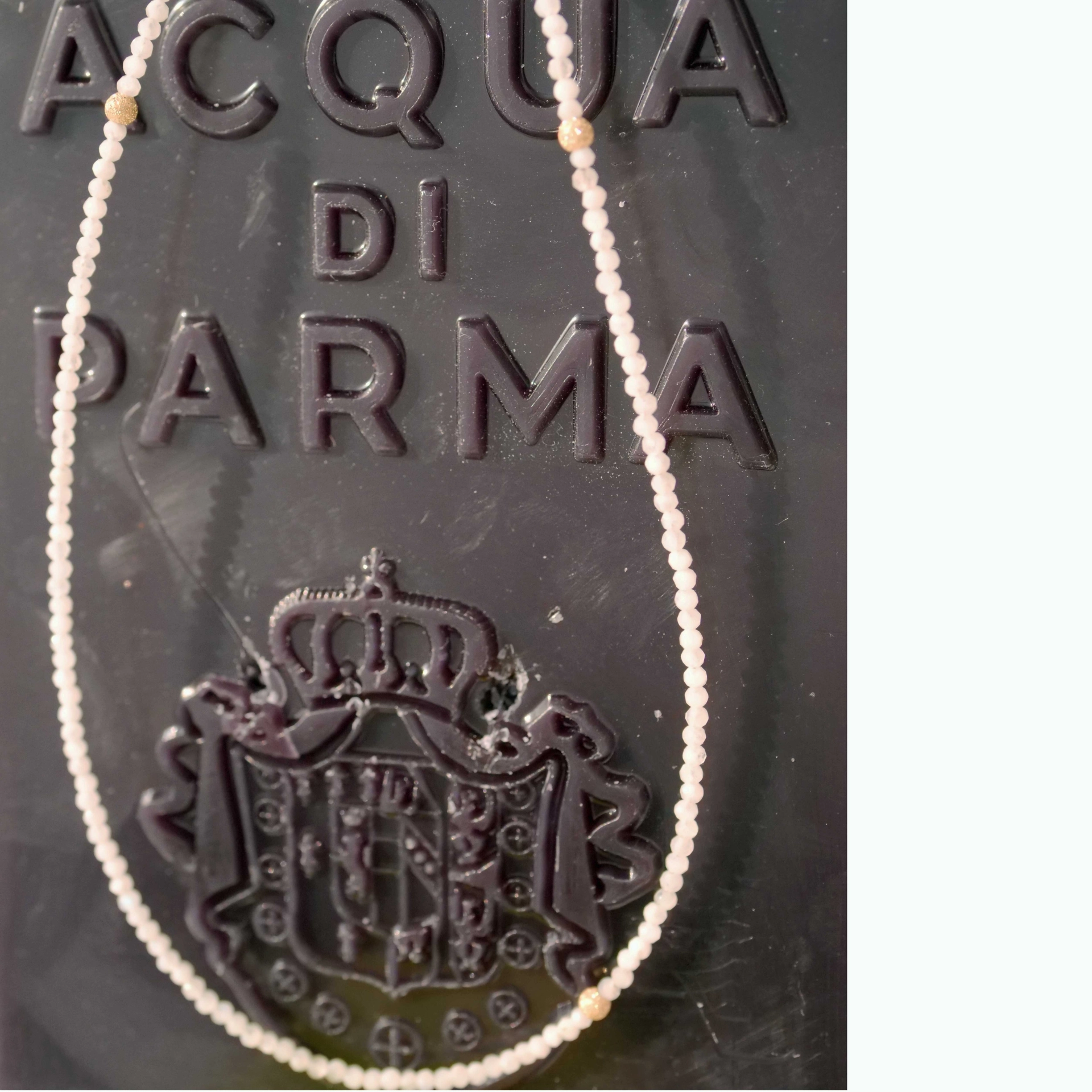 Moonstone Necklace with Balls in 585  ...so pretty this new Petit Chains