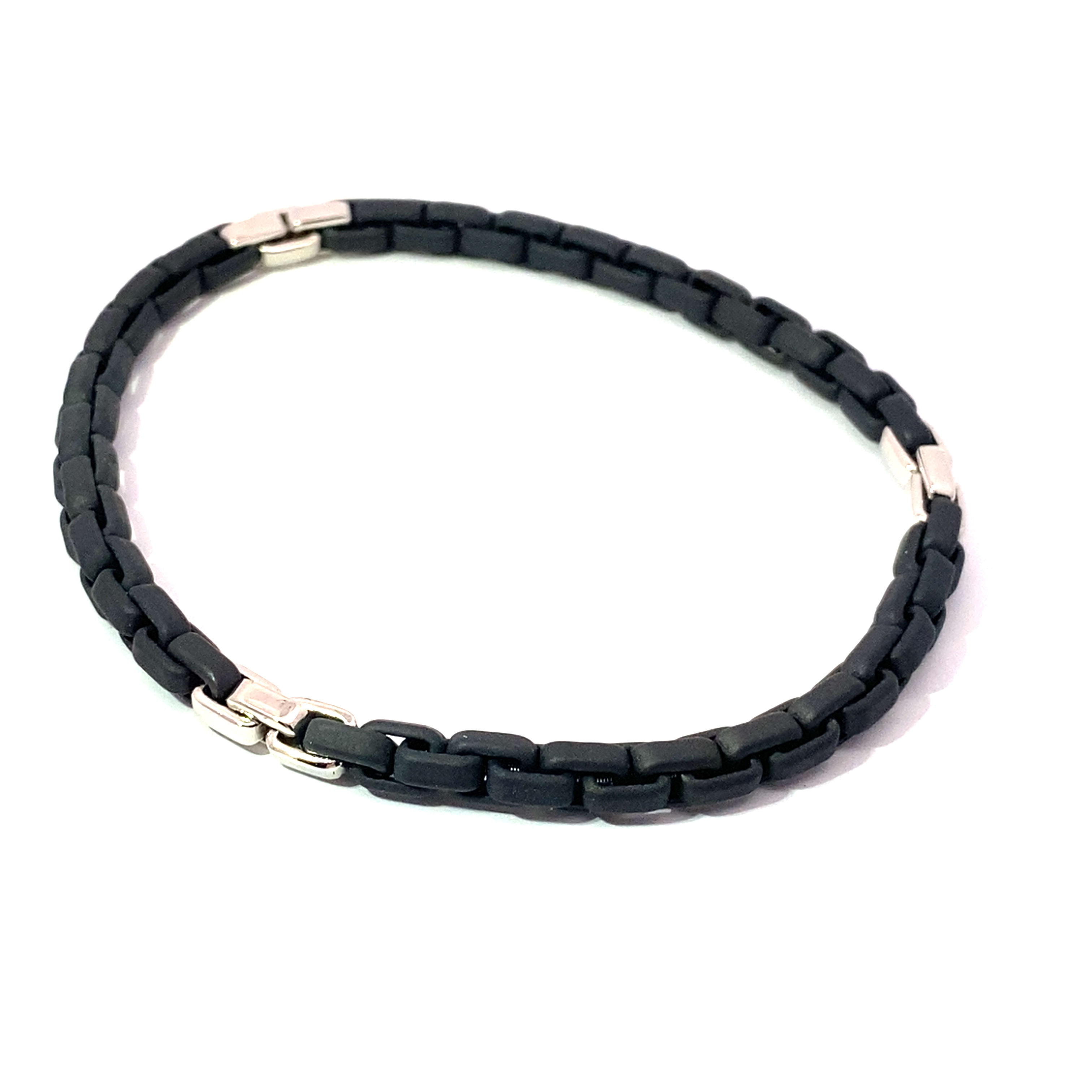 Unisex Bracelet Moove Titanium black matt 950 Platinum by Silhouette Schmuck Bentner
