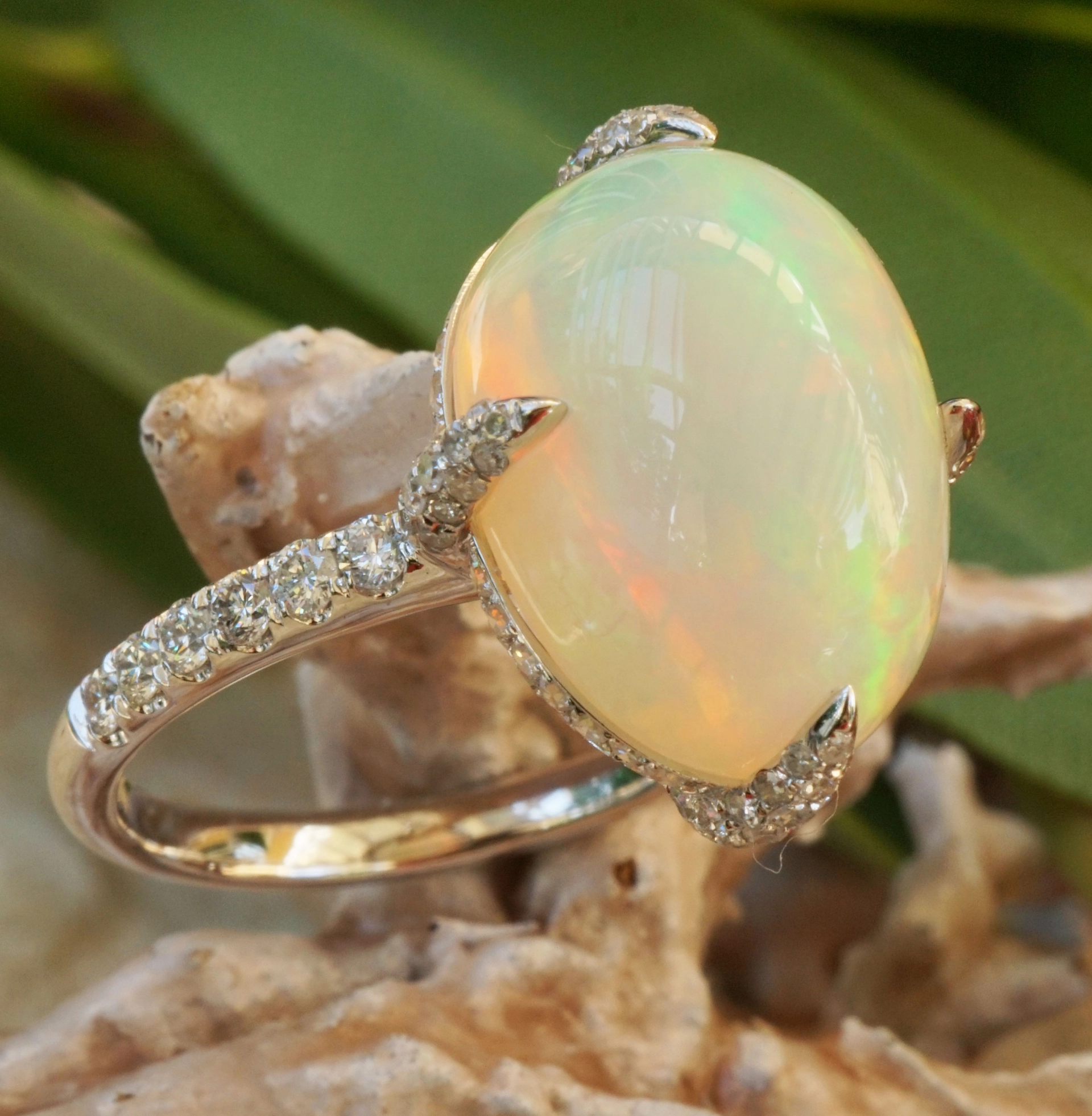 Vollopal  Brillant Ring 750er Gold 8.76 ct TW VVS-SI Reise ins Wunderland
