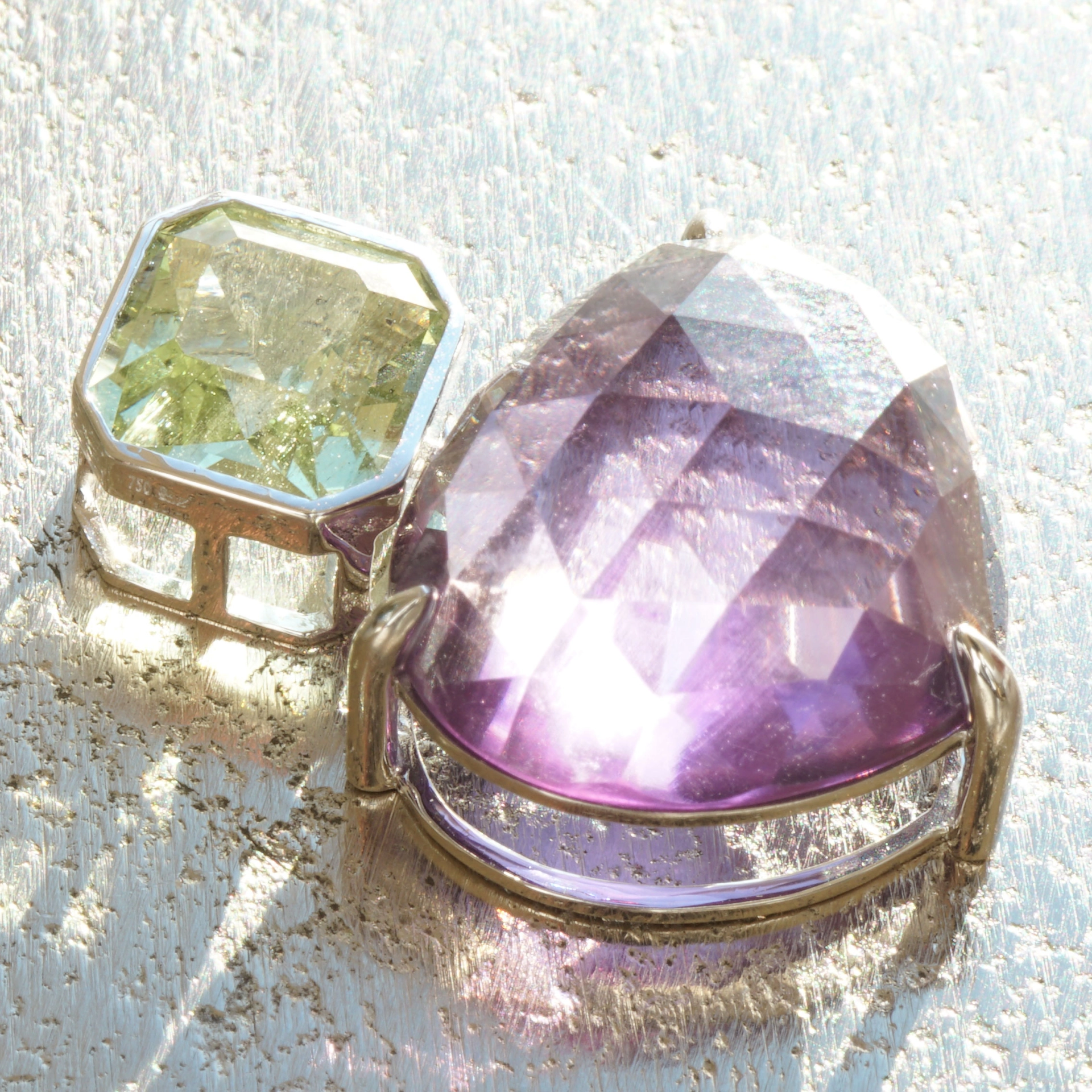 Great Cut...Amethyst Heart...Great Seize