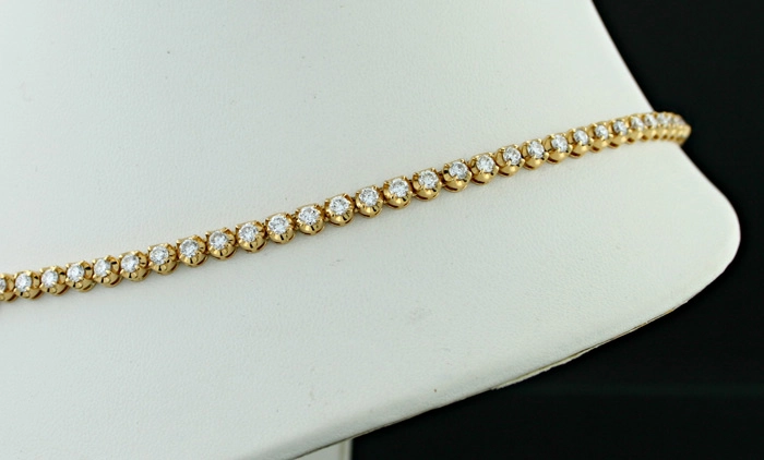 Brillant-Collier, 750/-RG.