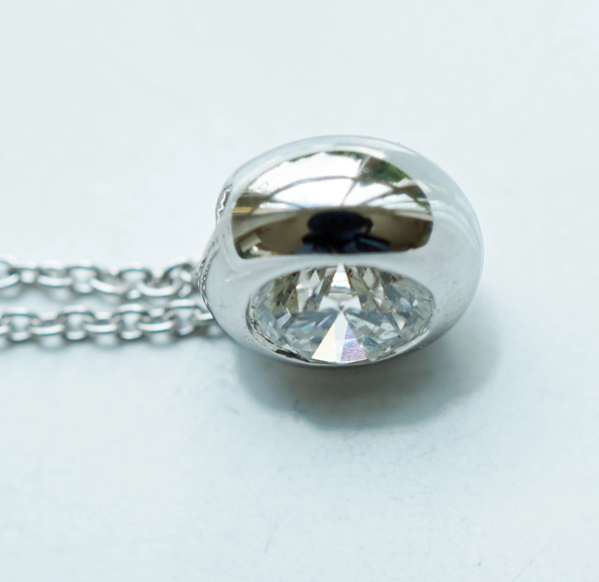 Diamond Pendant with Chain 0.41 ct TW SI...classic Dream