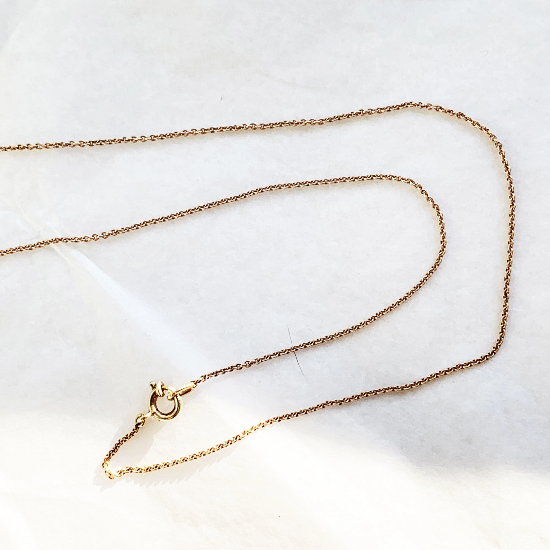 Brillant Collier 585er Rosegold 0.30 ct cognac / SI 20 mm D. Handarbeit