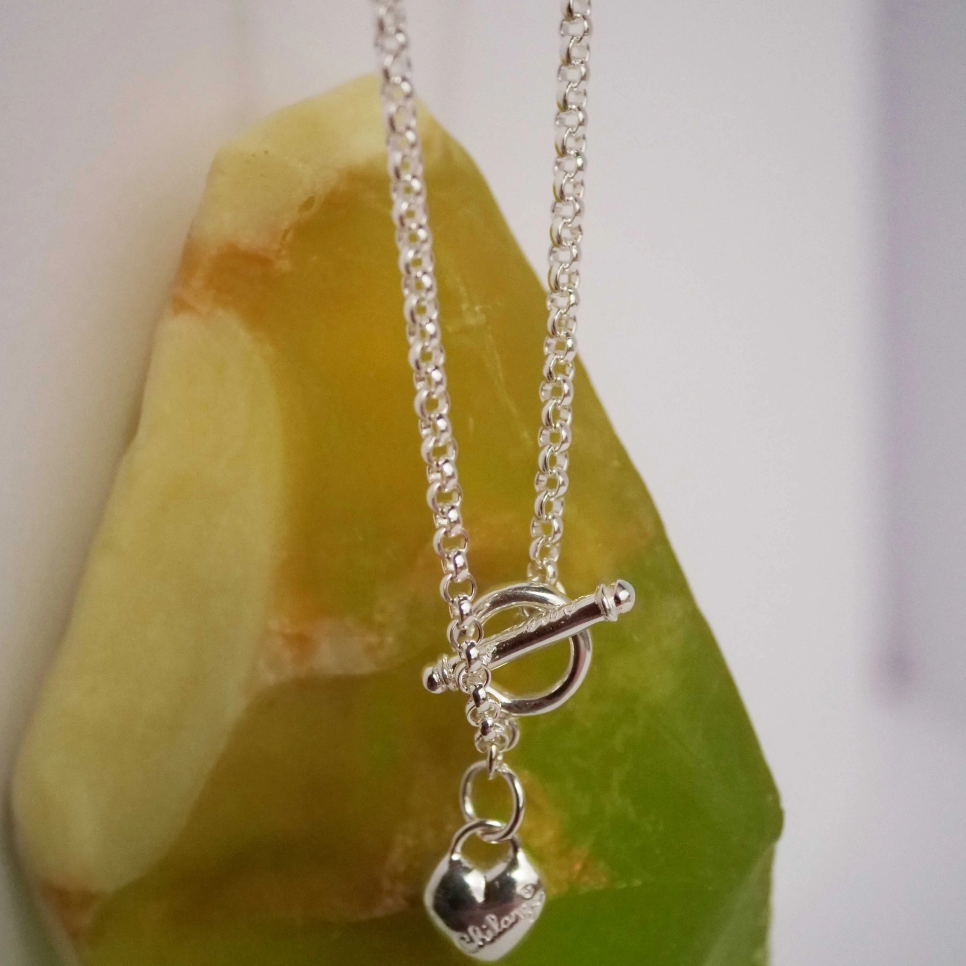 Chilango Necklace in 85 cm fine Luxury 925 Silver 3 mm