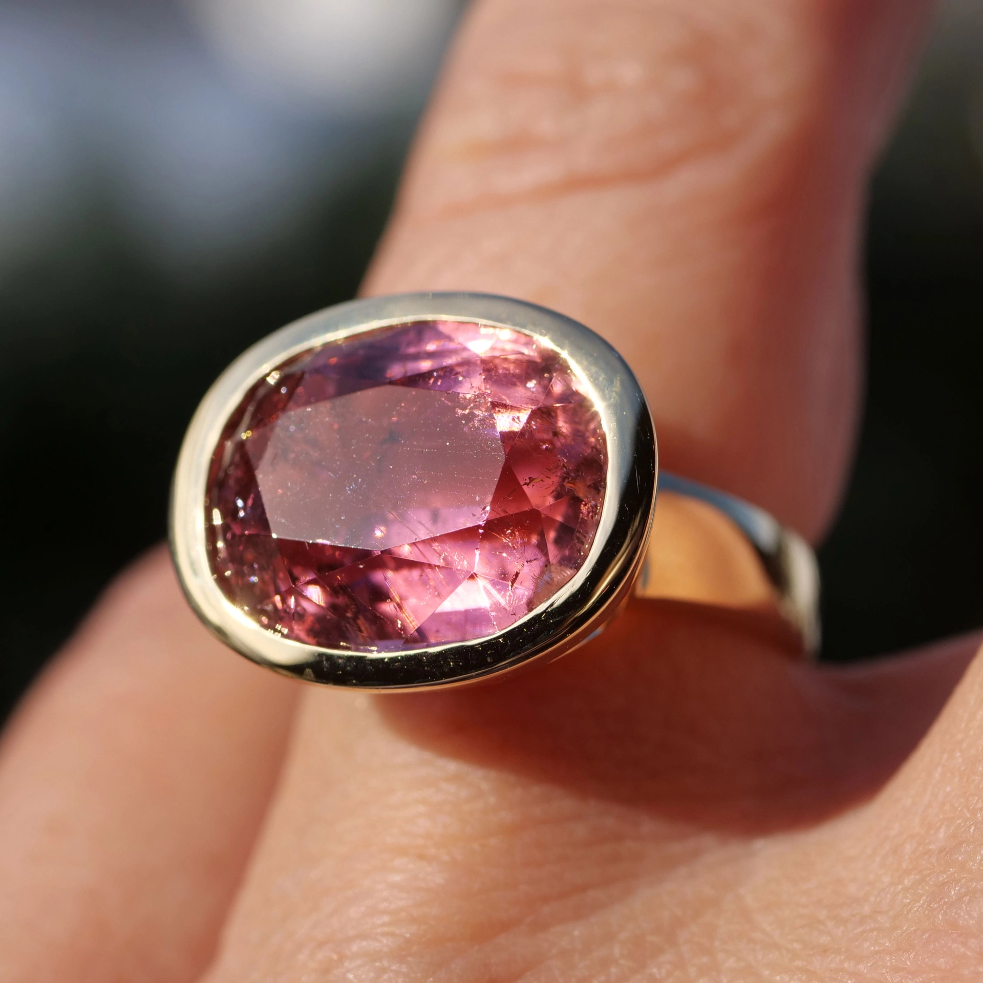 Rubellit Ring from Afghanistan...your graceful companion