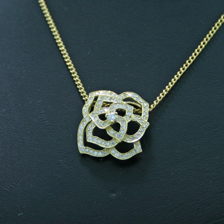 Petit Rose´, 750er-Gold,Gelbgold, Brillant-Anhänger, 0.50 ct