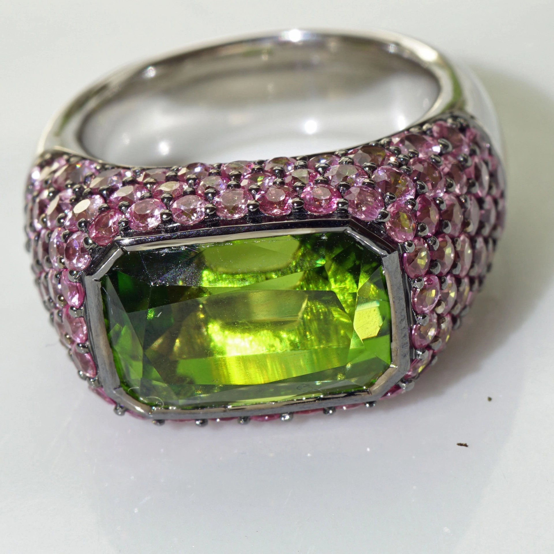 Peridot from Pakistan 9 ct Supat Mine a great Investment loupeclean Awesome Color