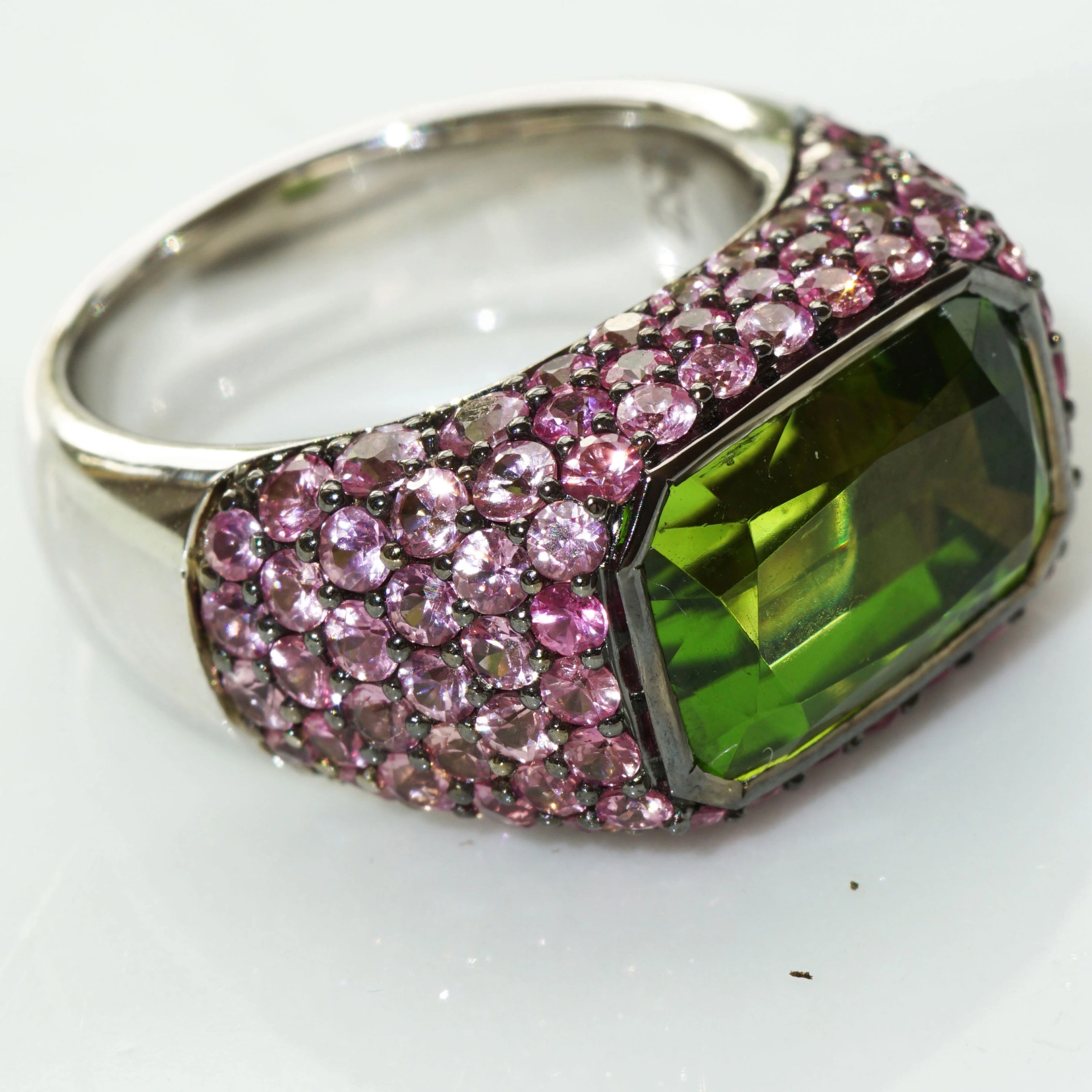 Peridot from Pakistan 9 ct Supat Mine a great Investment loupeclean Awesome Color