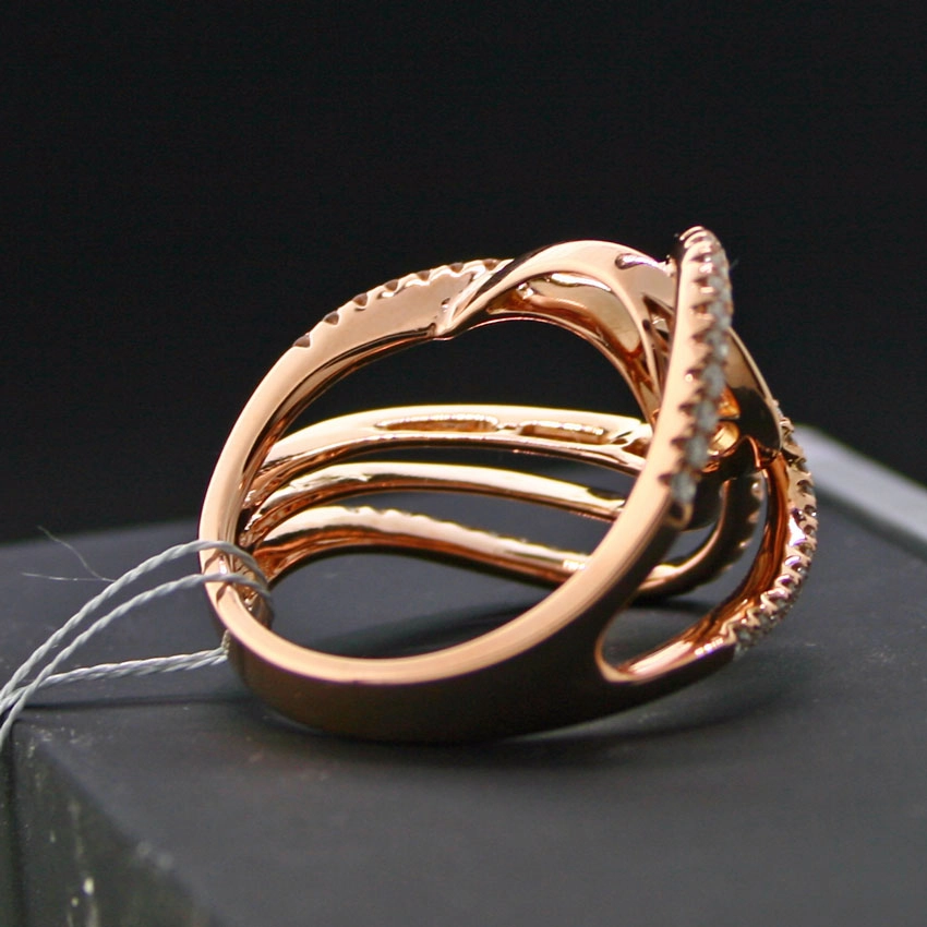 Brillant Ring in 750er-Gold, 18 kt, Rosegold