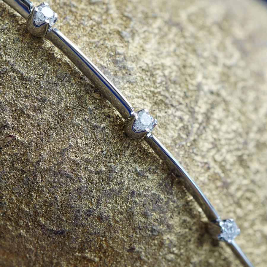 Diamant Armband in 750er Weissgold