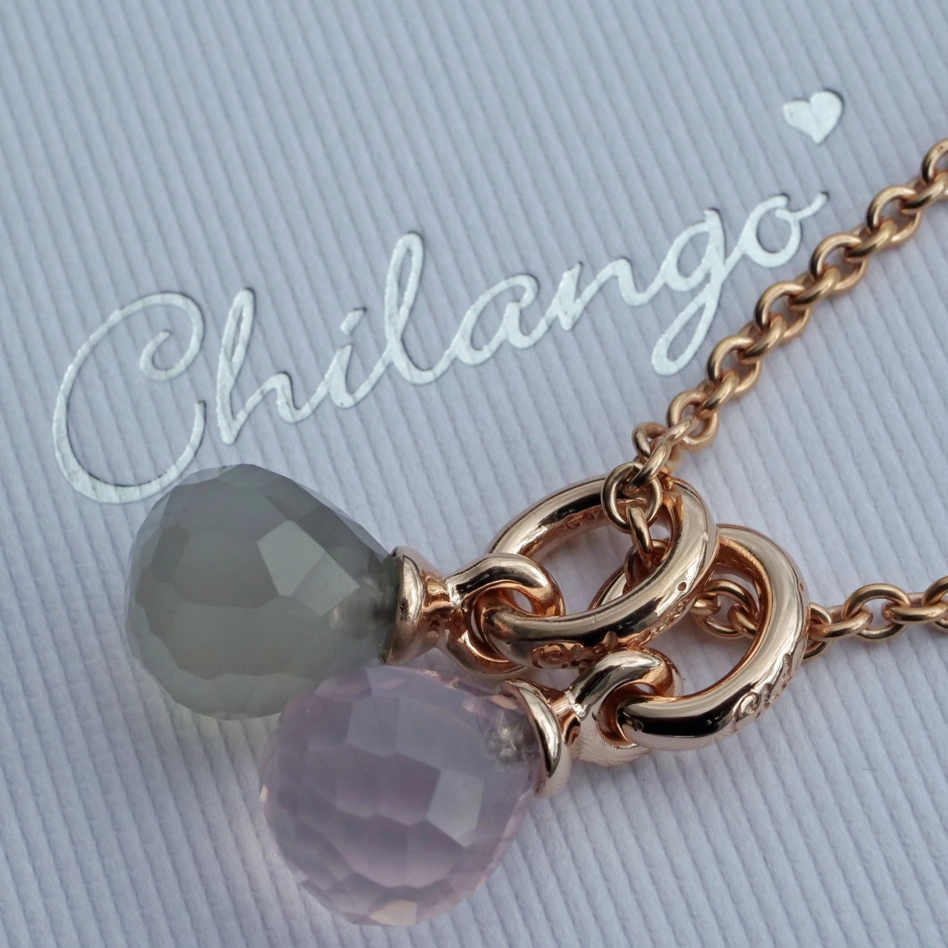 Rose Quartz Pendant Pample Star from the lifestyle Jewelery Manufacturer Chilango