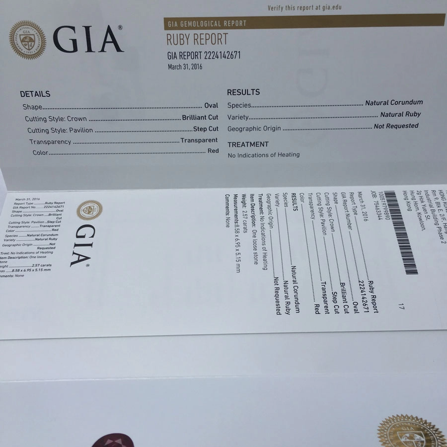 Rubin-Brillant-Ring-750er-Weißgold-unbehandelt-mit GIA Expertise