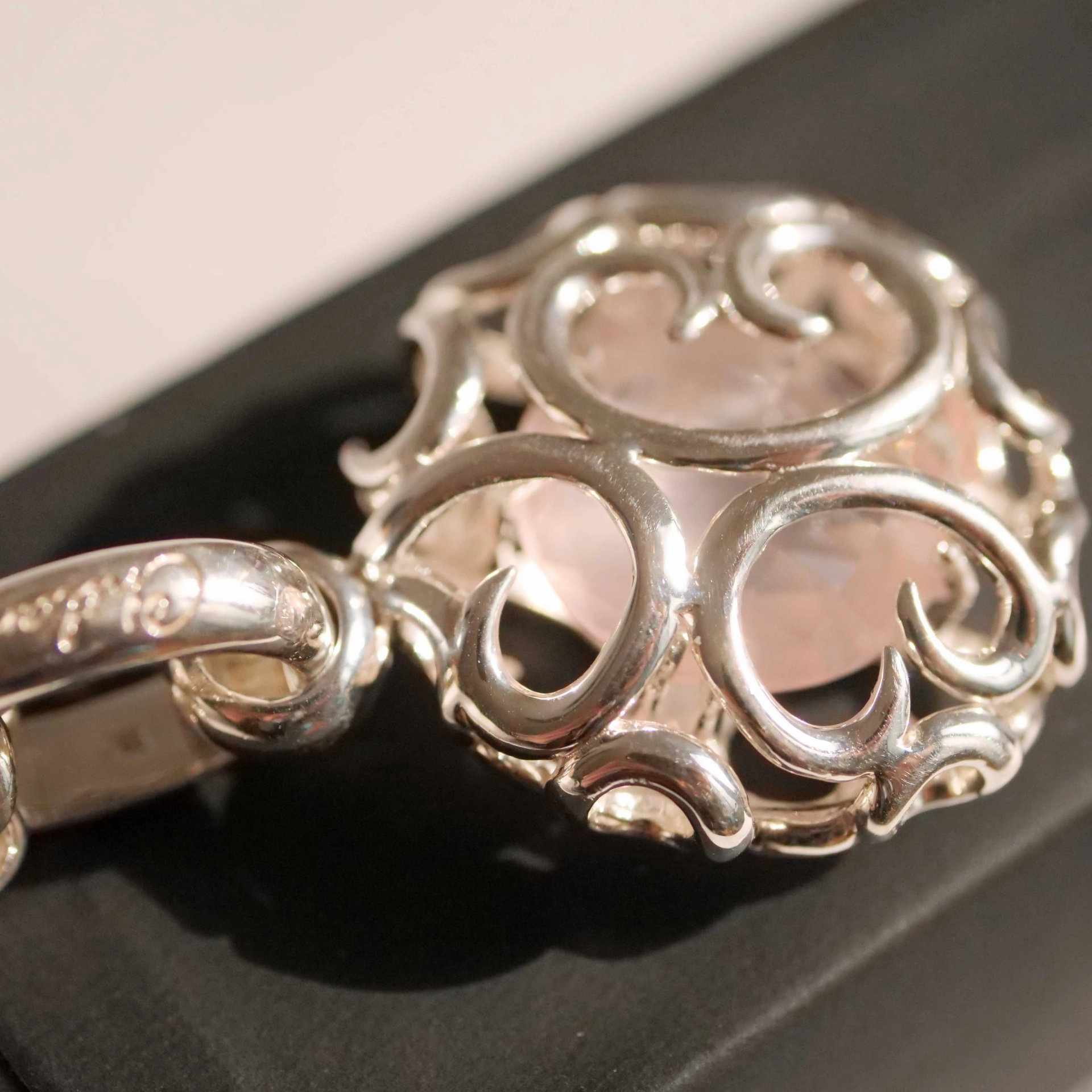 The best Silver Jewelery forever....Fairytale Calzedony Rosequartz Pendant