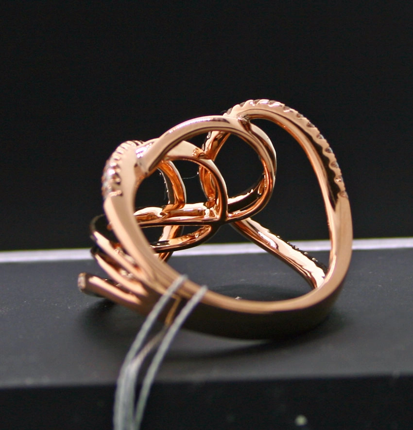 Brillant Ring in 750er-Gold, 18 kt, Rosegold