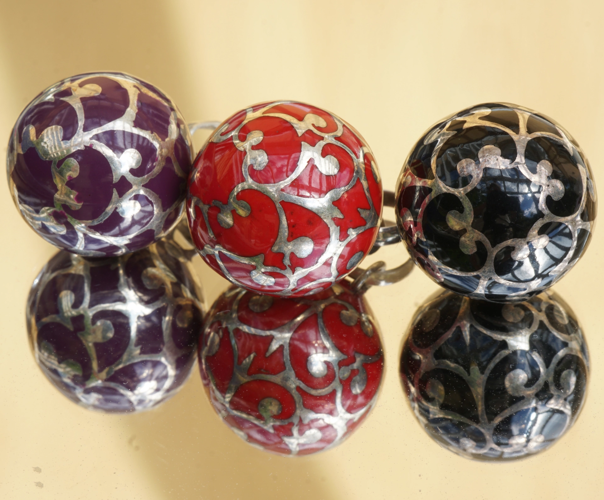 Jingle Ball Pendant in 925er Silver with spherical Sounds