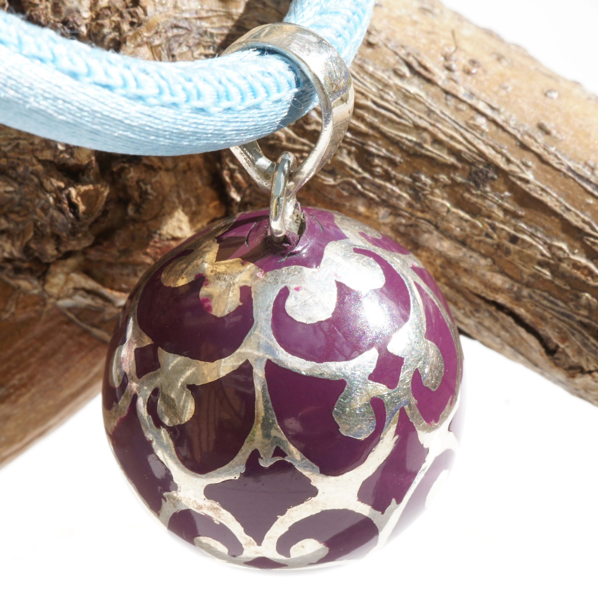 Jingle Ball Pendant in 925er Silver with spherical Sounds