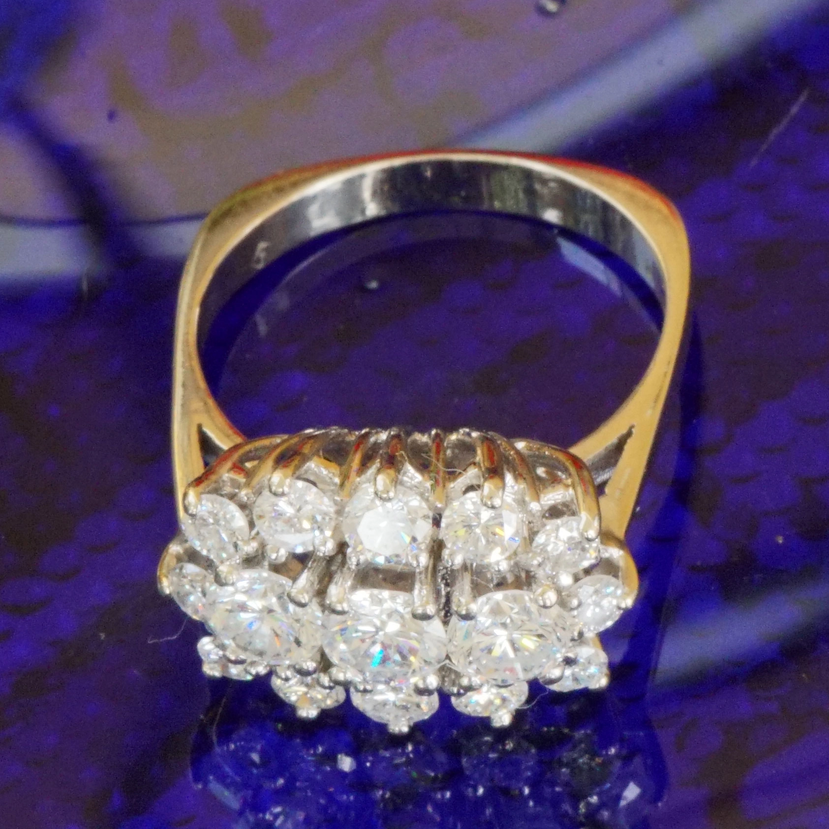 Brillant Ring 1.50 ct TW-W / VS-SI tolle Brillanz aus Nachlass günstig 585er Gold