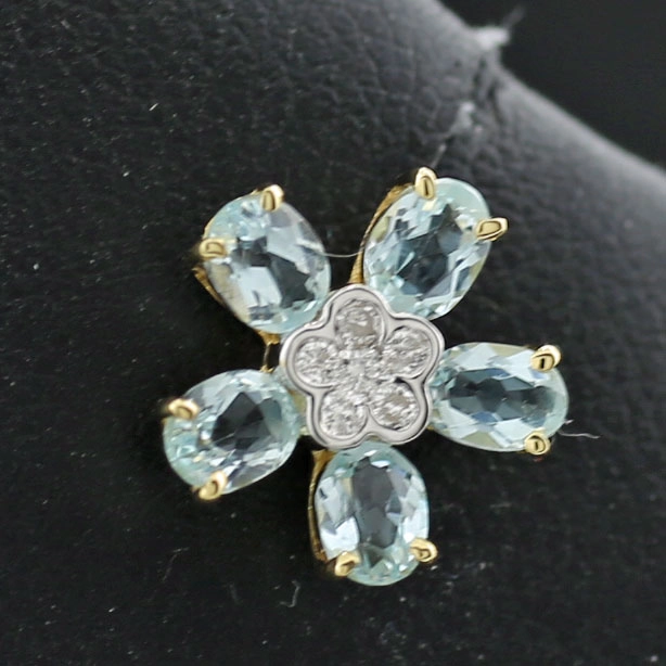 Topas-Brillant-Ohrstecker-750er-Gelbgold-rhodiniert