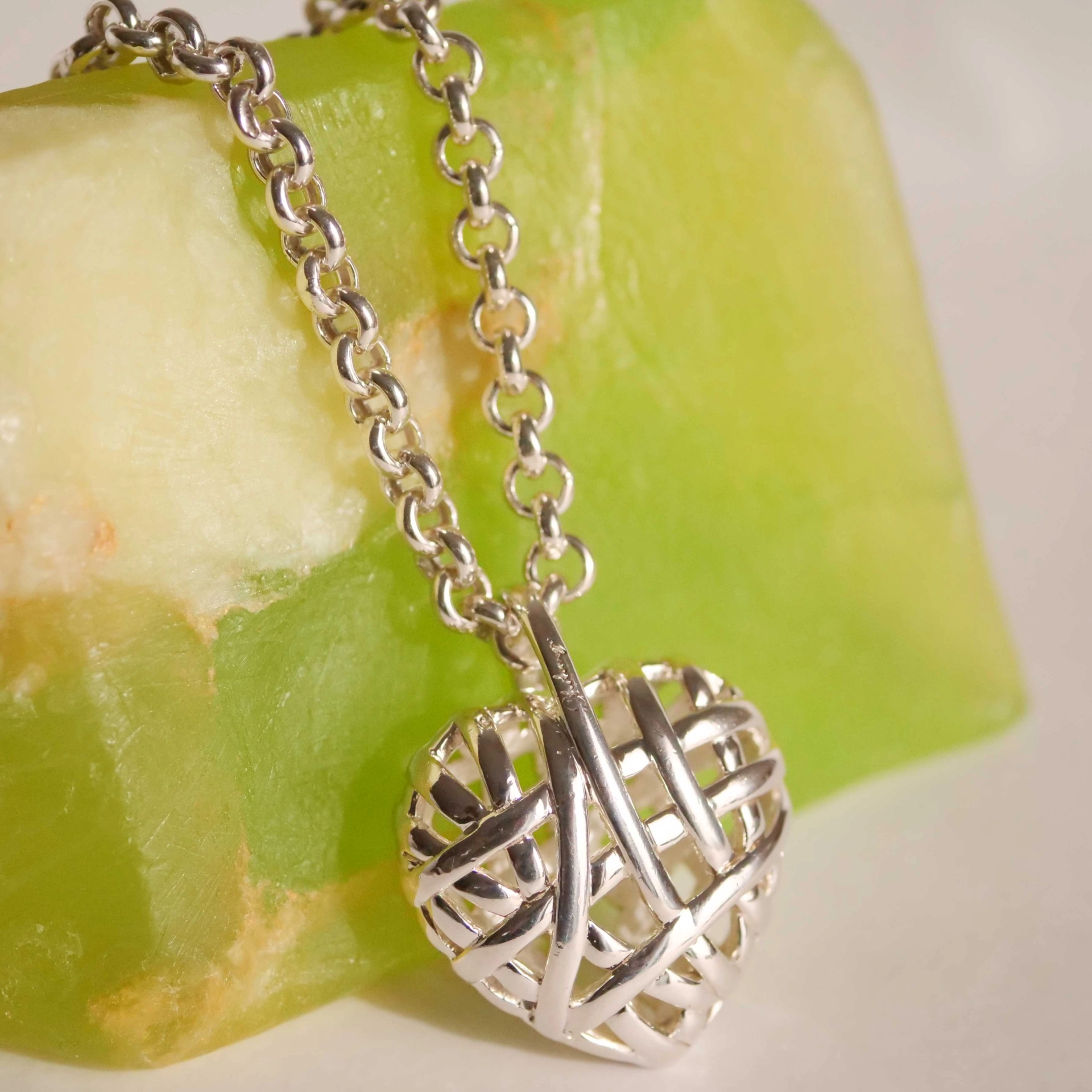 Chilango Wrapped Heart Pendant 925 Silver  33 x 28 mm orig. Package
