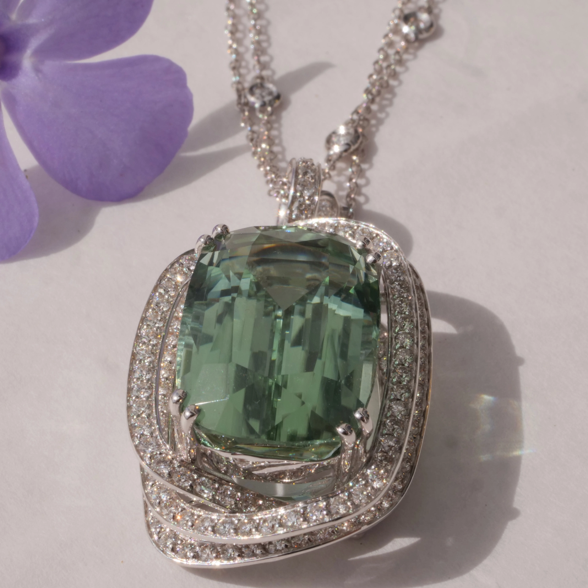 Tourmaline Seamfoam Green 21 ct Incredible Rare Mint Color 20 x 14 x 10 mm