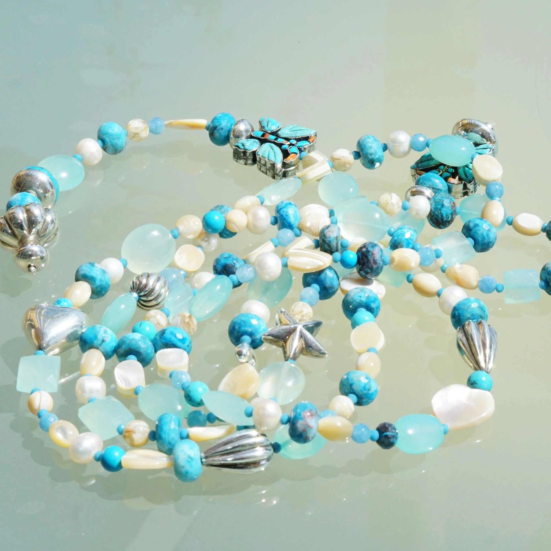 Chilango extra long Jewelry Necklace in 185 cm  Out of Nature Legends...couldn't be more beautiful