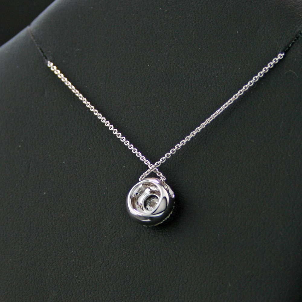 Brillant-Anhänger, 750/-WG/-Weißgold