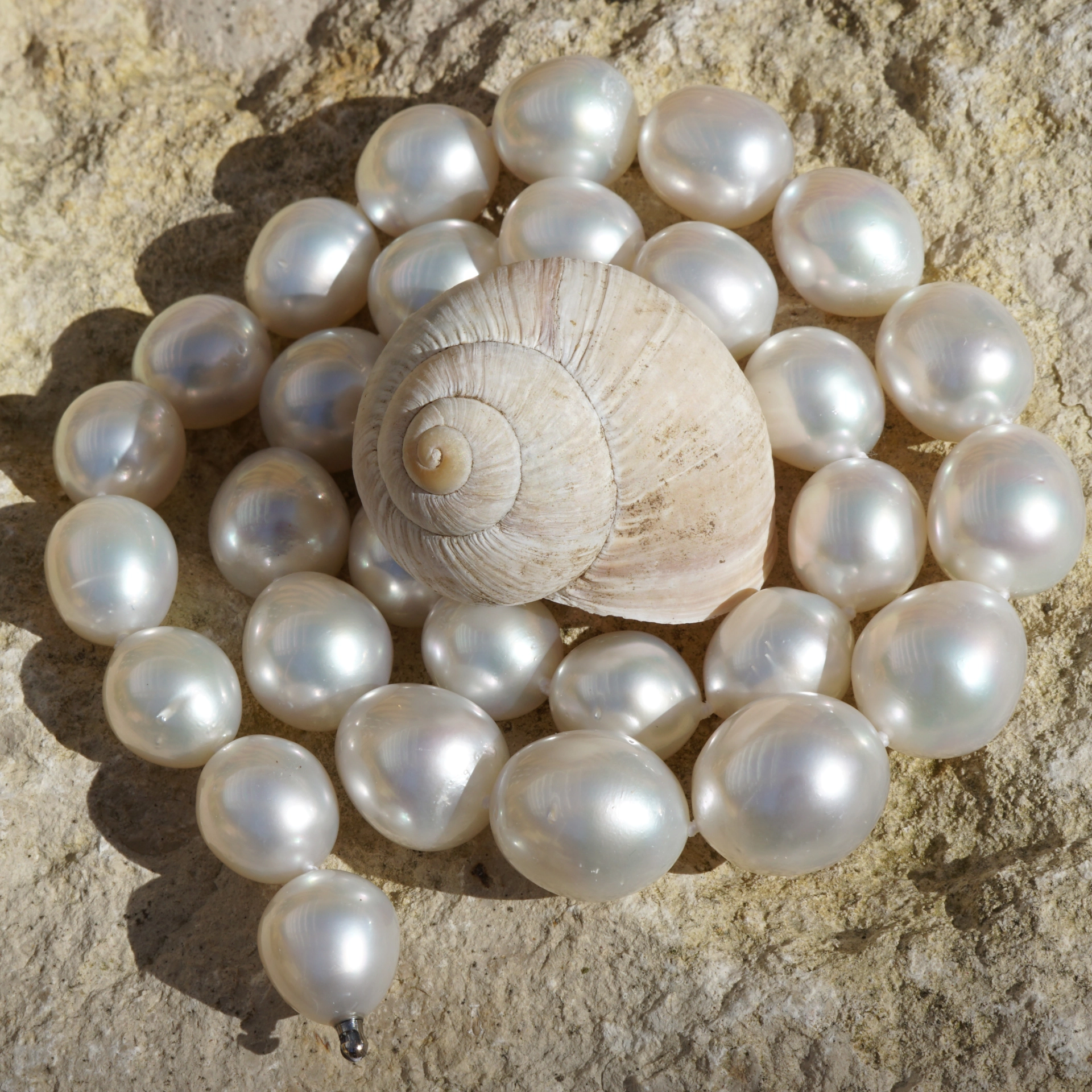 Southsea Pearl Necklace 15,3-12 mm AAA+ Great Quality
