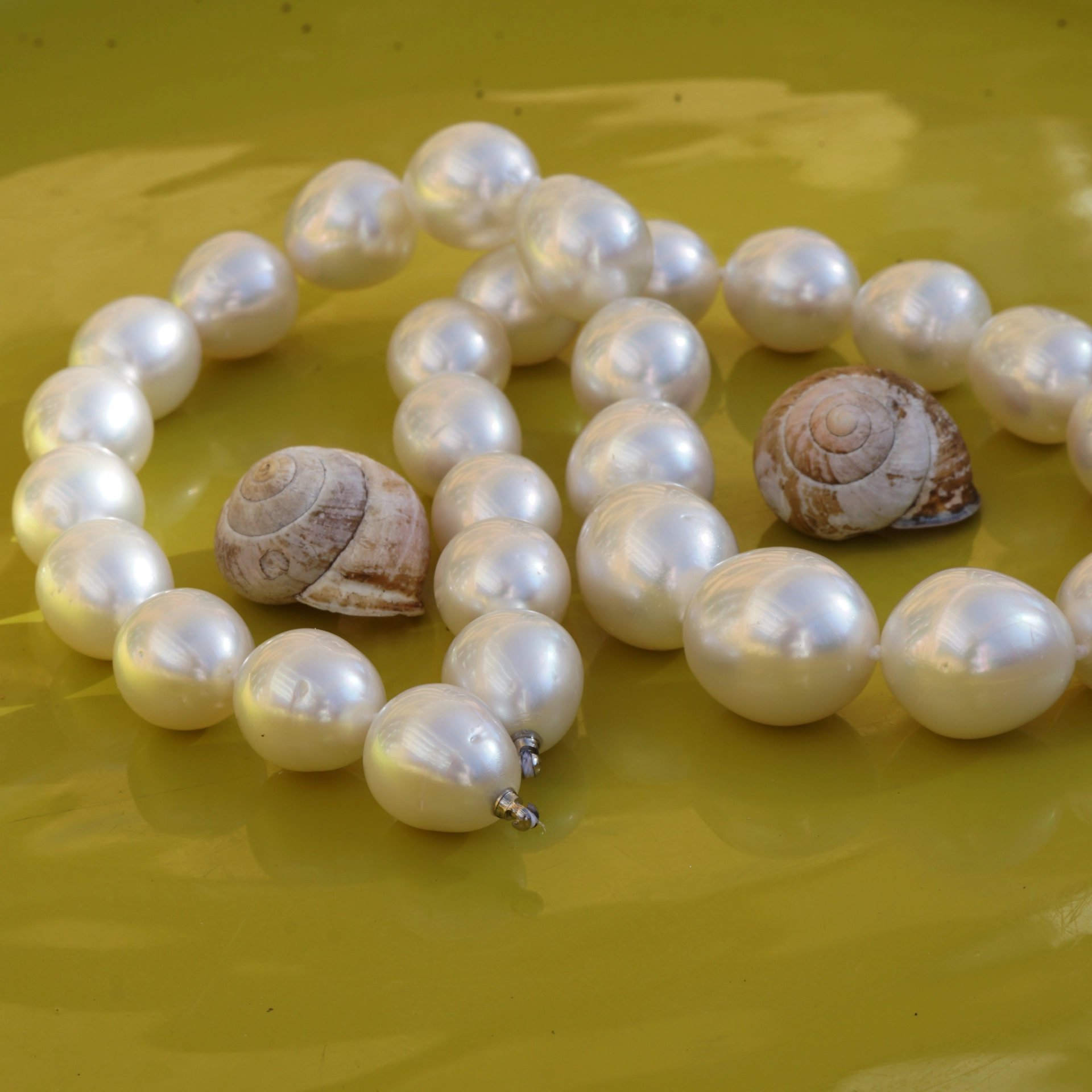 Southsea Pearl Necklace 15,3-12 mm AAA+ Great Quality