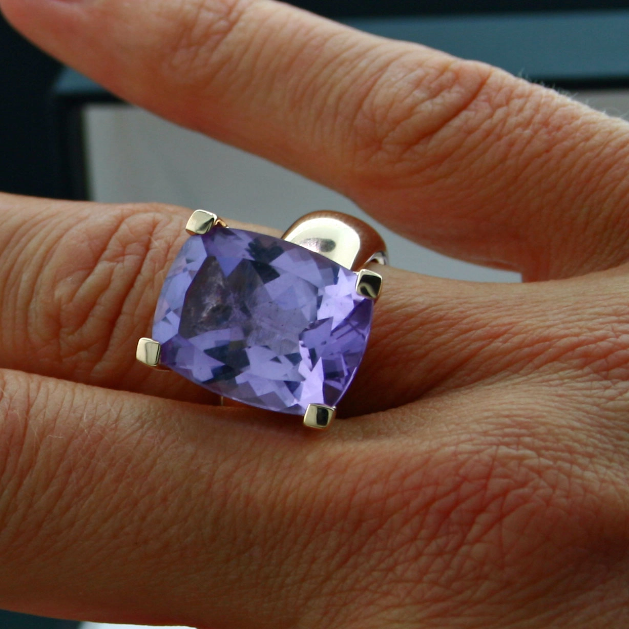 Ring Rose Magic of Antartica Lights in 925/-Silber/vergoldet, Chilango by Mara Zillgens