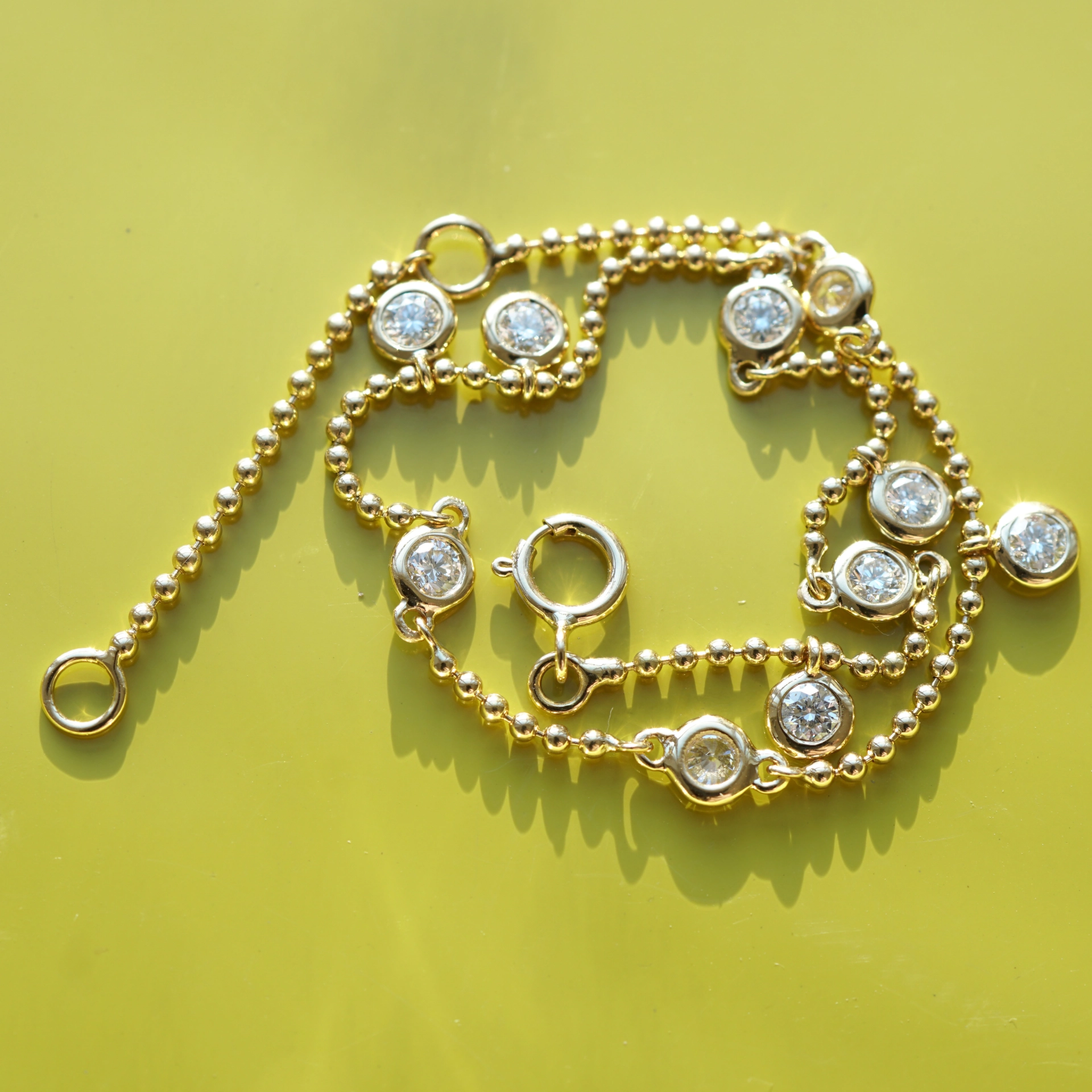 Brilliance Bracelet 18 kt Rose Gold...so delicate and 0.52 ct