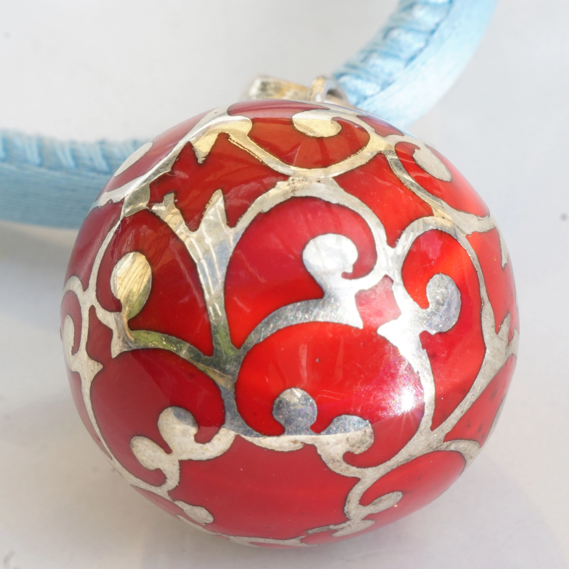 Jingle Ball Pendant 925 Silver.....spherical Ball Sound