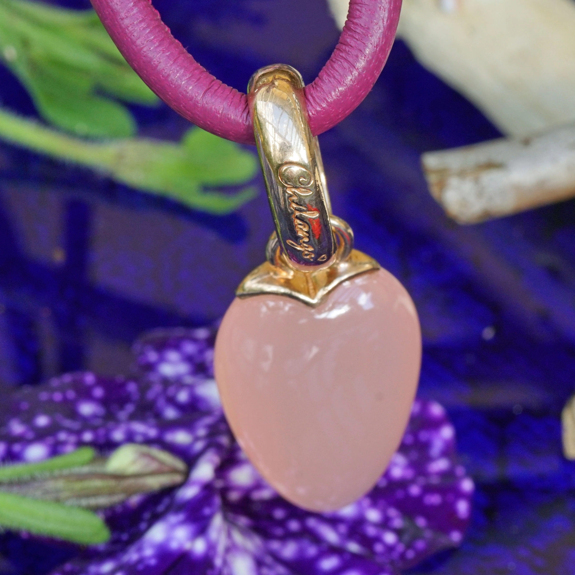 Chilango Muglike Heart made of Rose Quartz