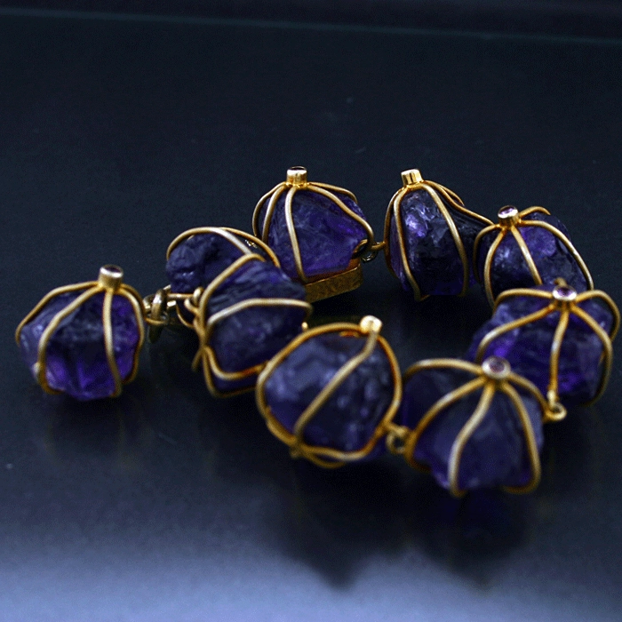 Designerarmband, Amethyst