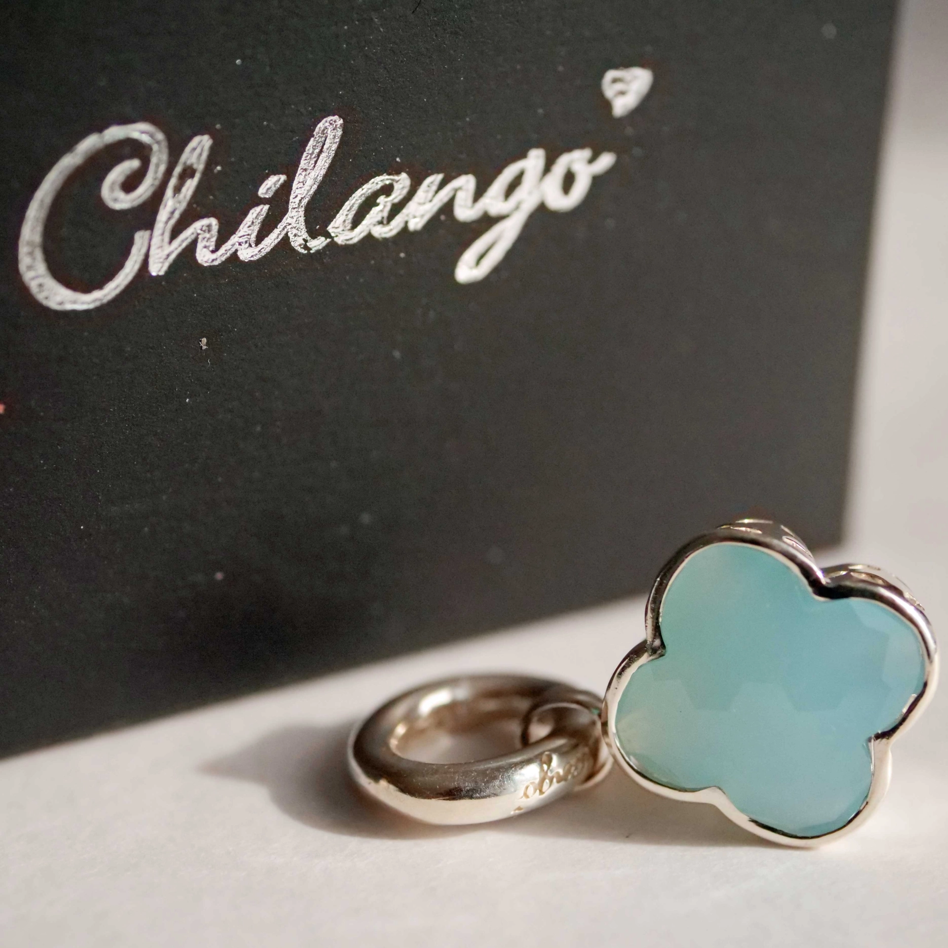 Calcedony Pendant from the Lilli Flower out of Nature Series from the Lifestyle Jewelry Manufacturer Chilango